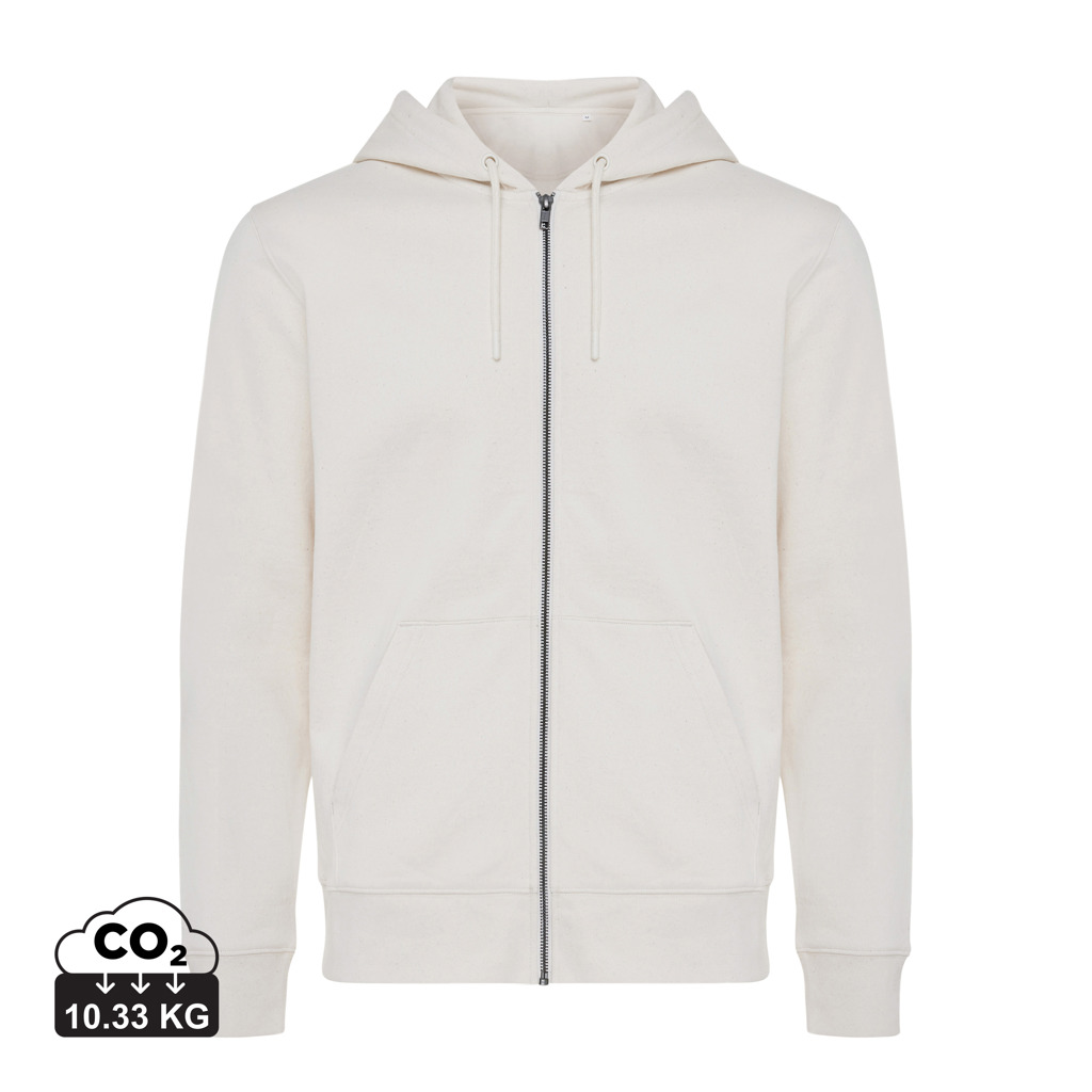 Miniature 11 pour Sweat à capuche avec zip en coton recyclé Iqoniq Abisko