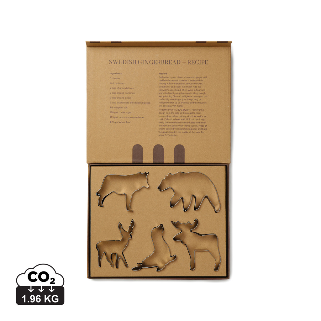 Miniature 1 pour VINGA Set de 5 grands emporte-pièces Nordic