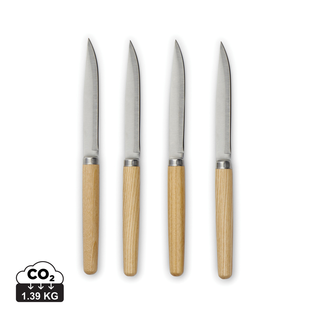 Miniature 1 pour VINGA Couteaux à viande 4pcs Retro