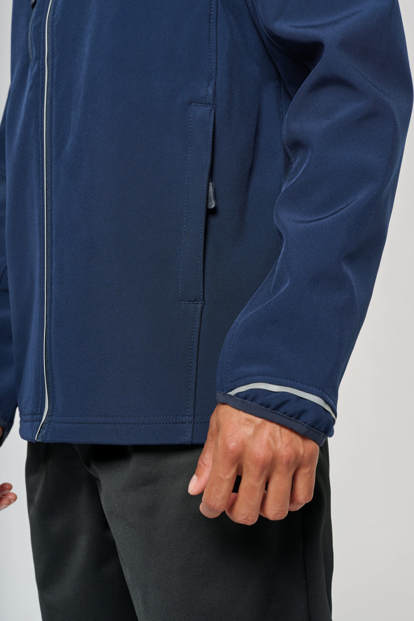 Miniature 19 pour Veste softshell sport manches amovibles unisexe