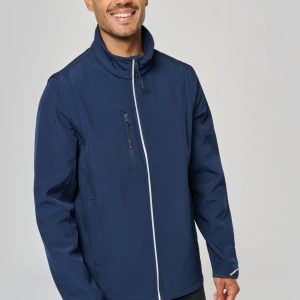 Visuel Veste softshell sport manches amovibles unisexe
