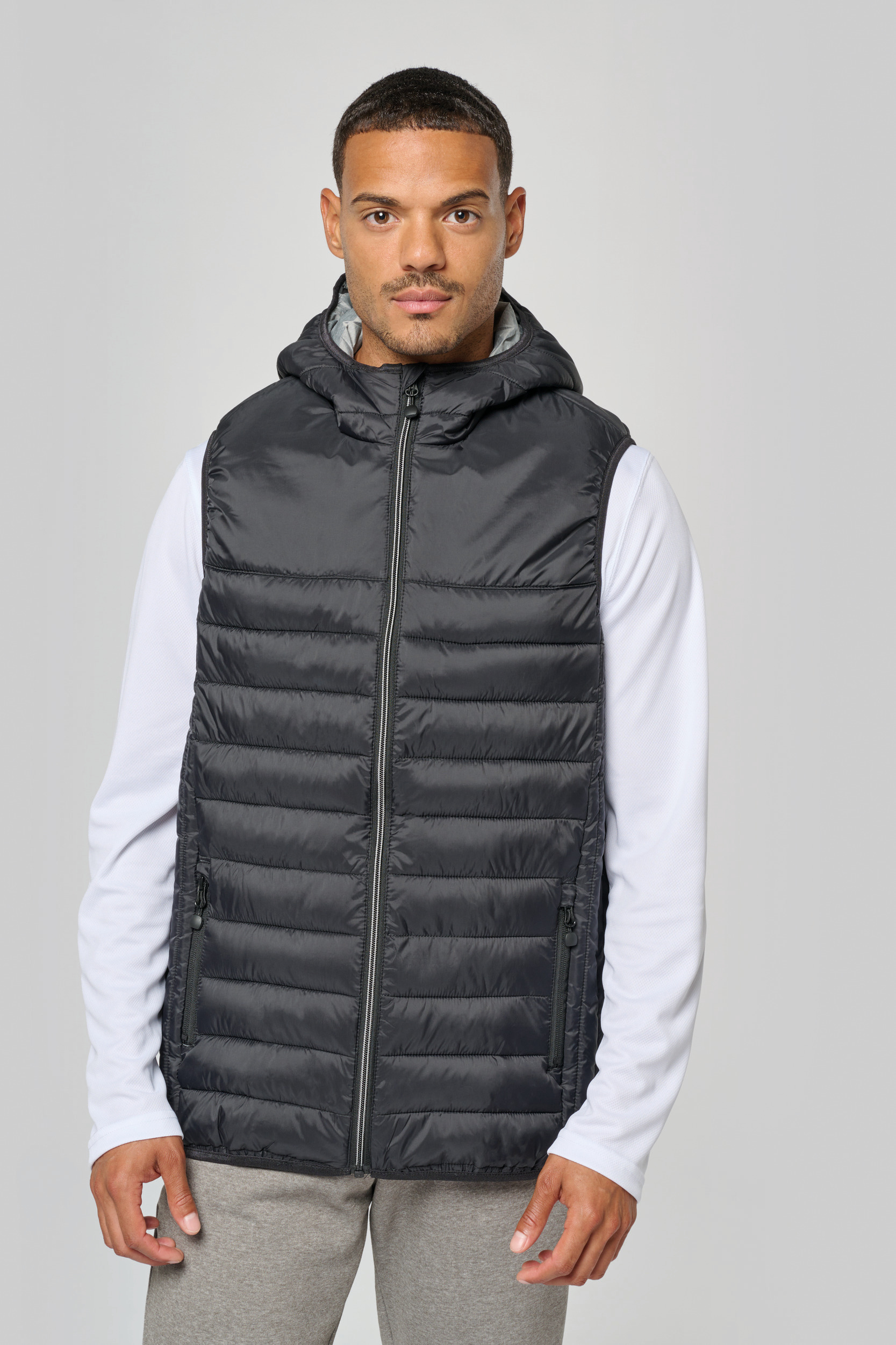 Miniature 1 pour Bodywarmer à capuche