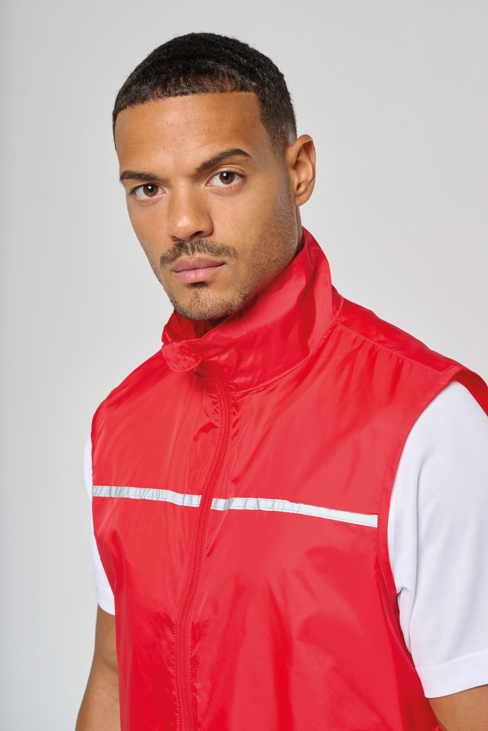 Miniature 6 pour Runner - gilet d'entraînement dos filet unisexe