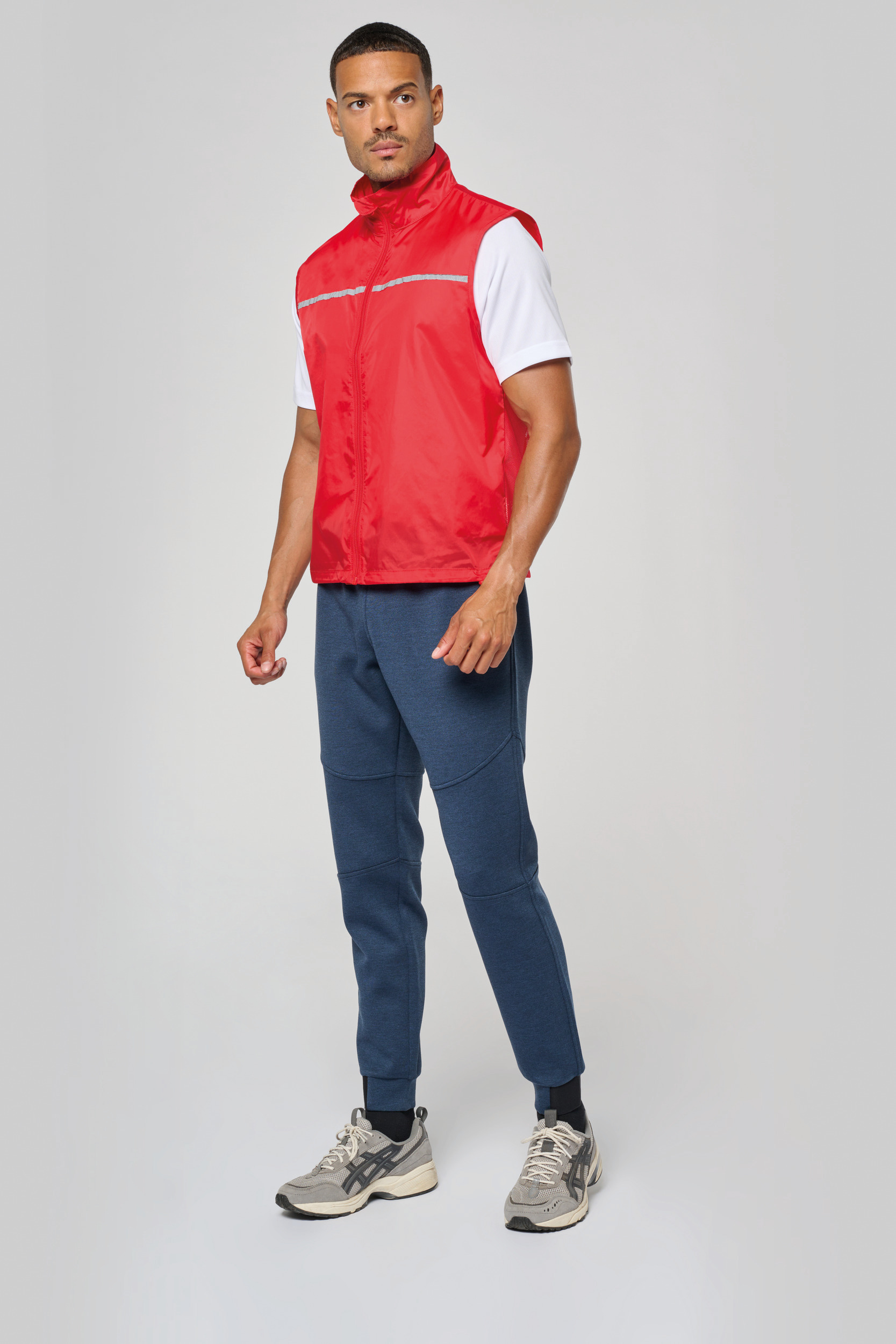Miniature 5 pour Runner - gilet d'entraînement dos filet unisexe