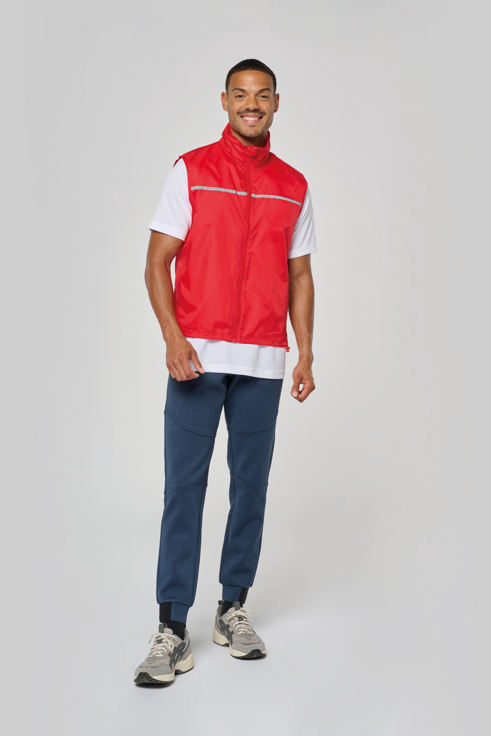 Miniature 3 pour Runner - gilet d'entraînement dos filet unisexe