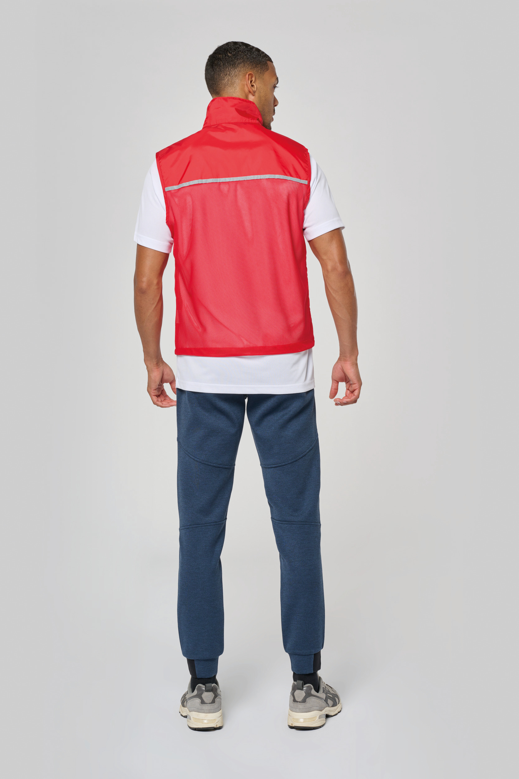 Miniature 2 pour Runner - gilet d'entraînement dos filet unisexe