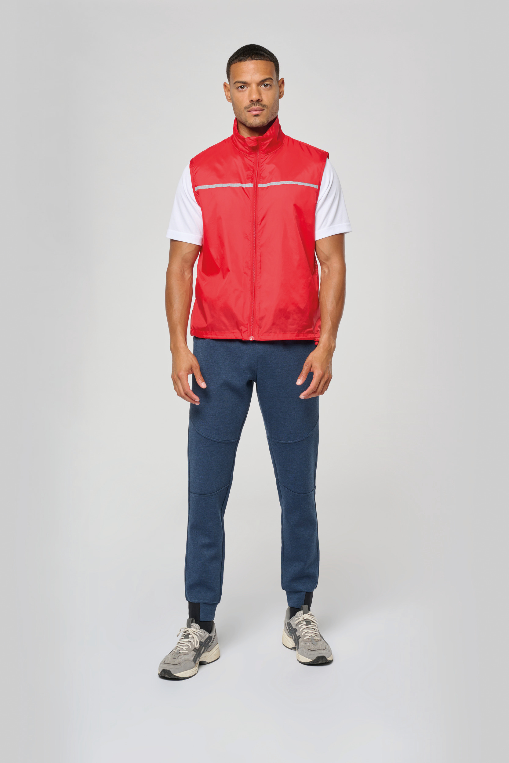 Miniature 1 pour Runner - gilet d'entraînement dos filet unisexe