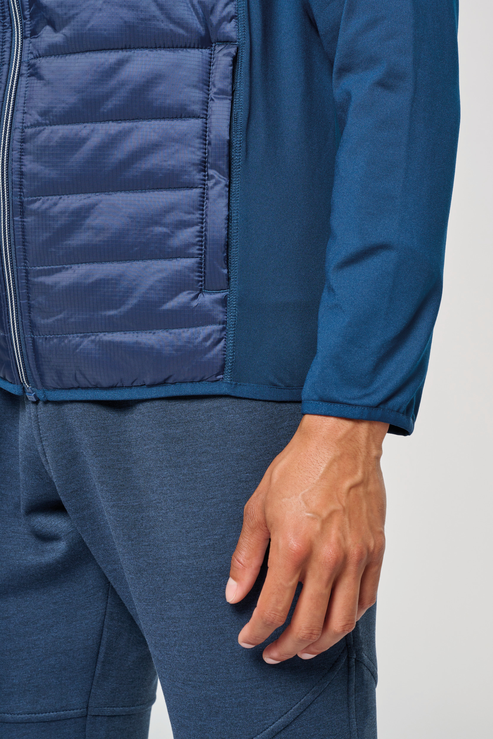 Miniature 10 pour Veste sport bi-matière unisexe