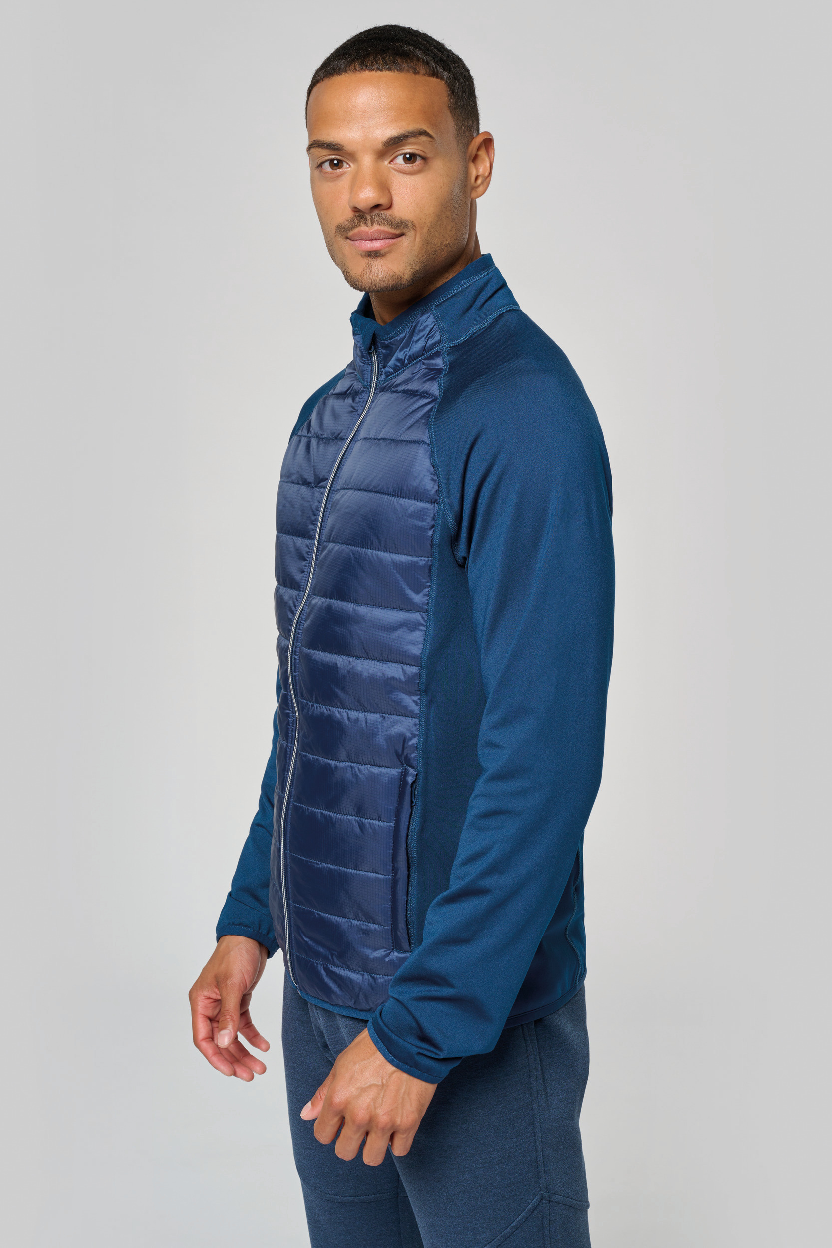Miniature 1 pour Veste sport bi-matière unisexe