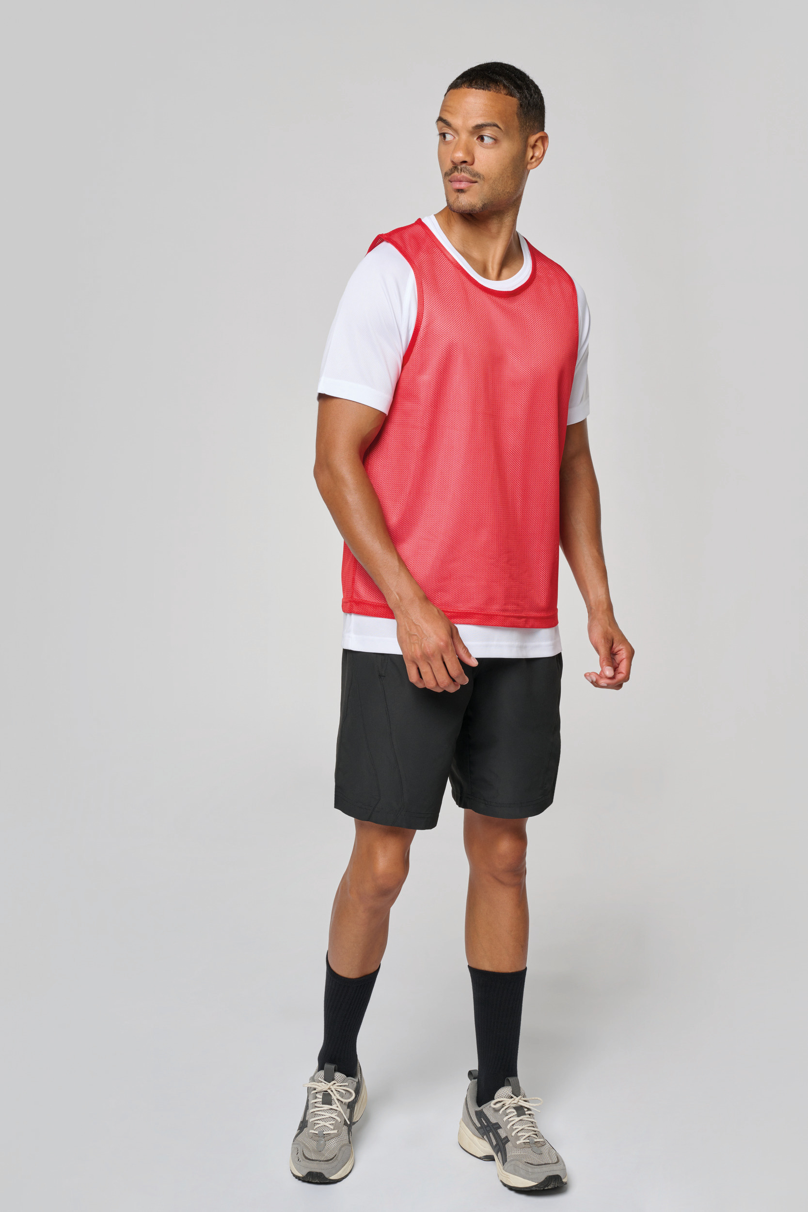 Miniature 4 pour Chasuble en filet léger multisport unisexe
