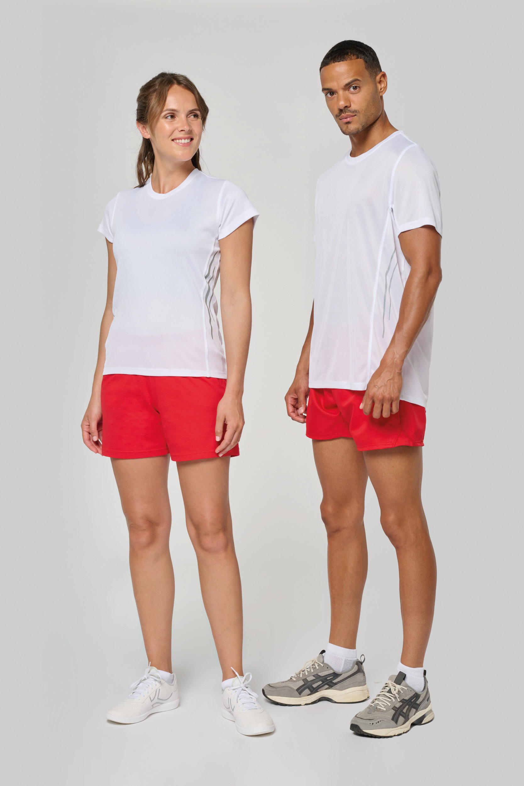Miniature 10 pour T-shirt de sport bi-matière manches courtes femme