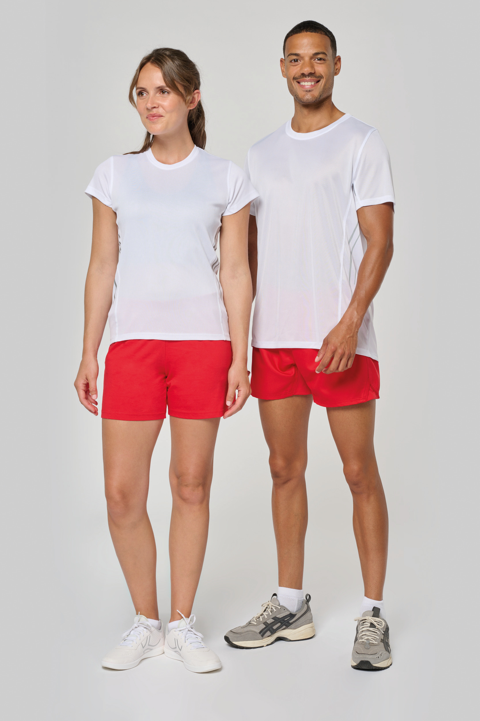 Miniature 7 pour T-shirt de sport bi-matière manches courtes femme