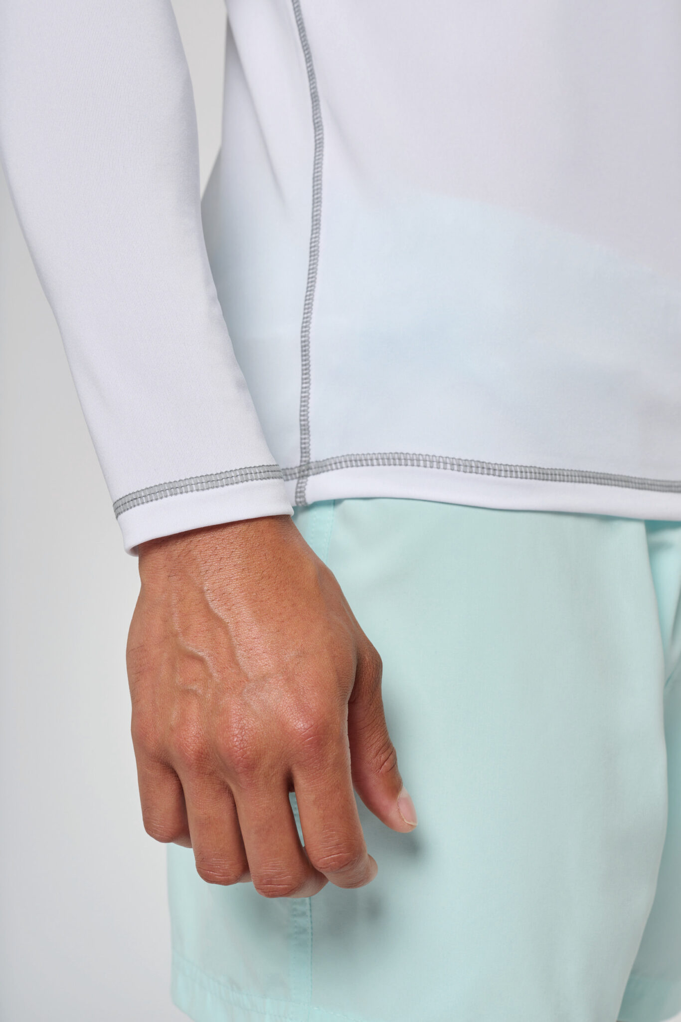 Miniature 7 pour T-shirt technique à manches longues avec protection anti-UV unisexe