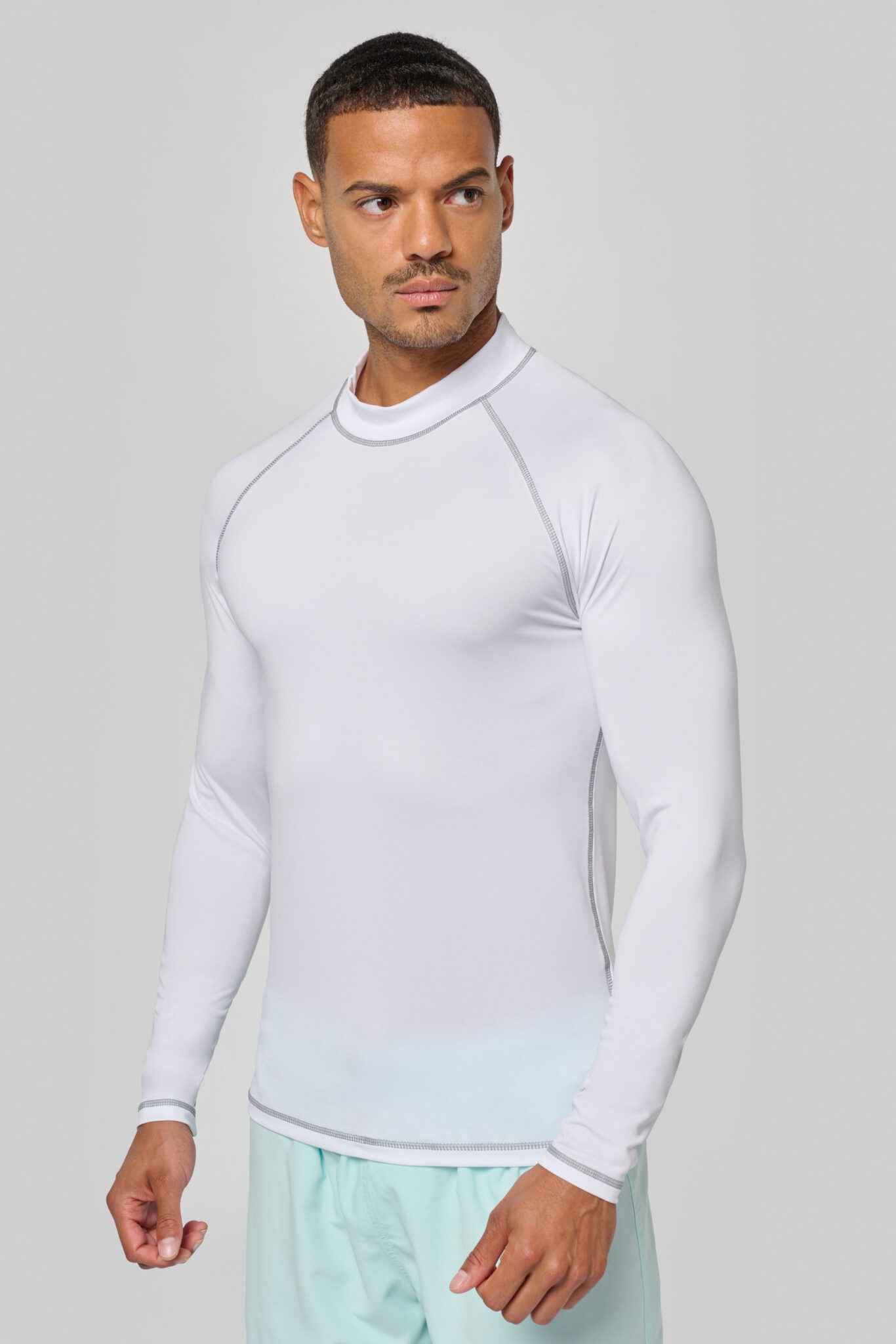 Miniature 1 pour T-shirt technique à manches longues avec protection anti-UV unisexe
