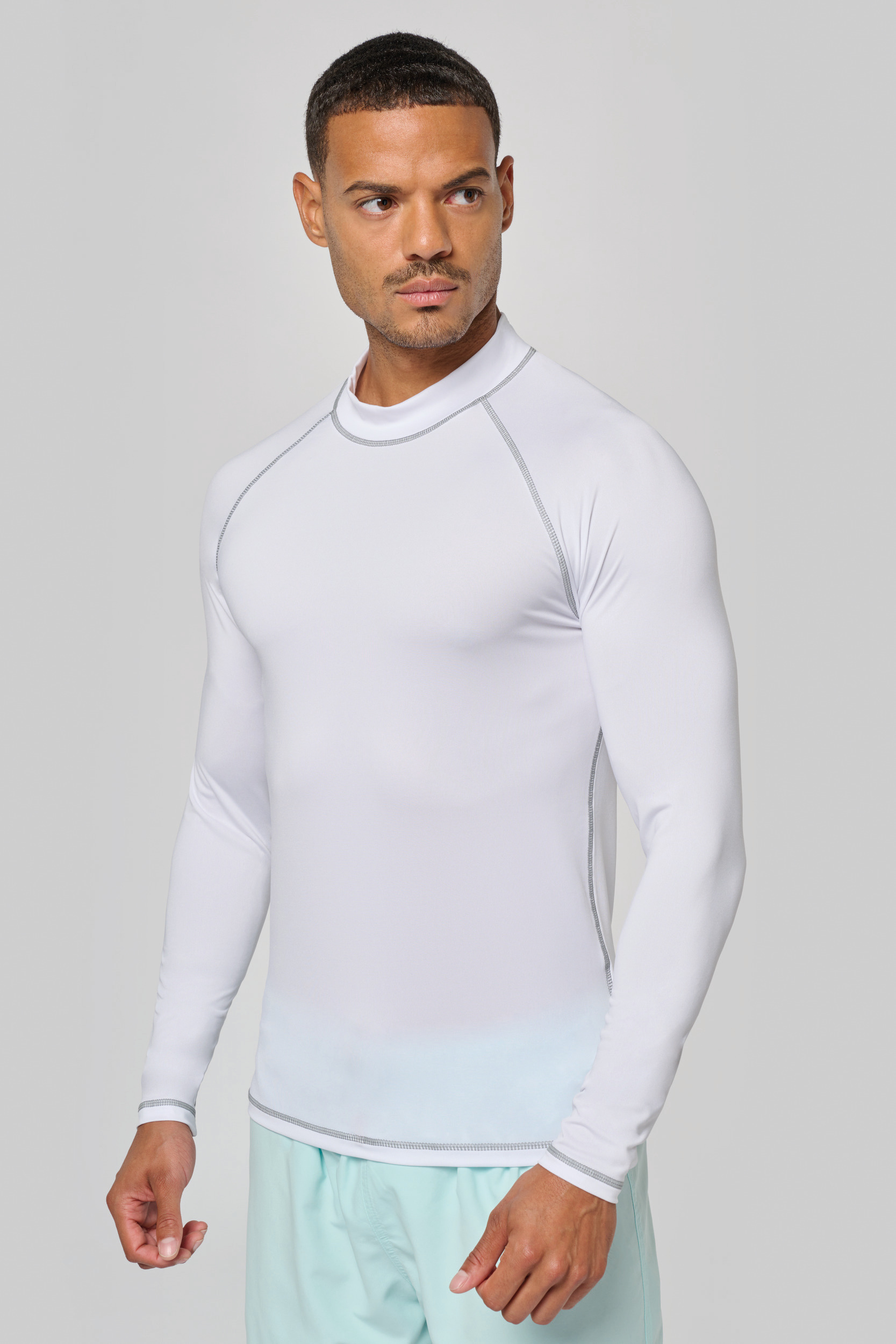 Miniature 1 pour T-shirt technique à manches longues avec protection anti-UV unisexe