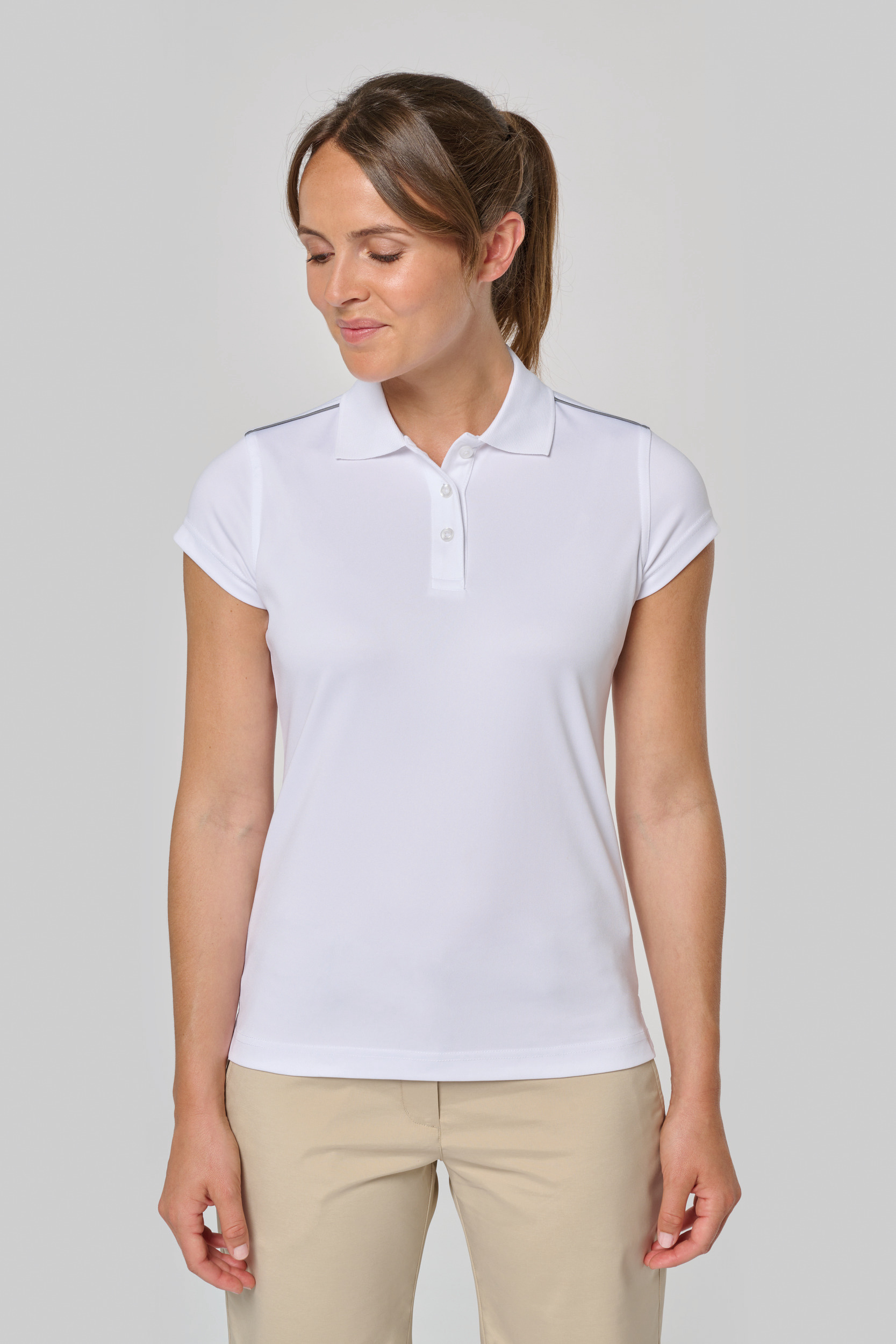 Miniature 1 pour Polo manches courtes femme