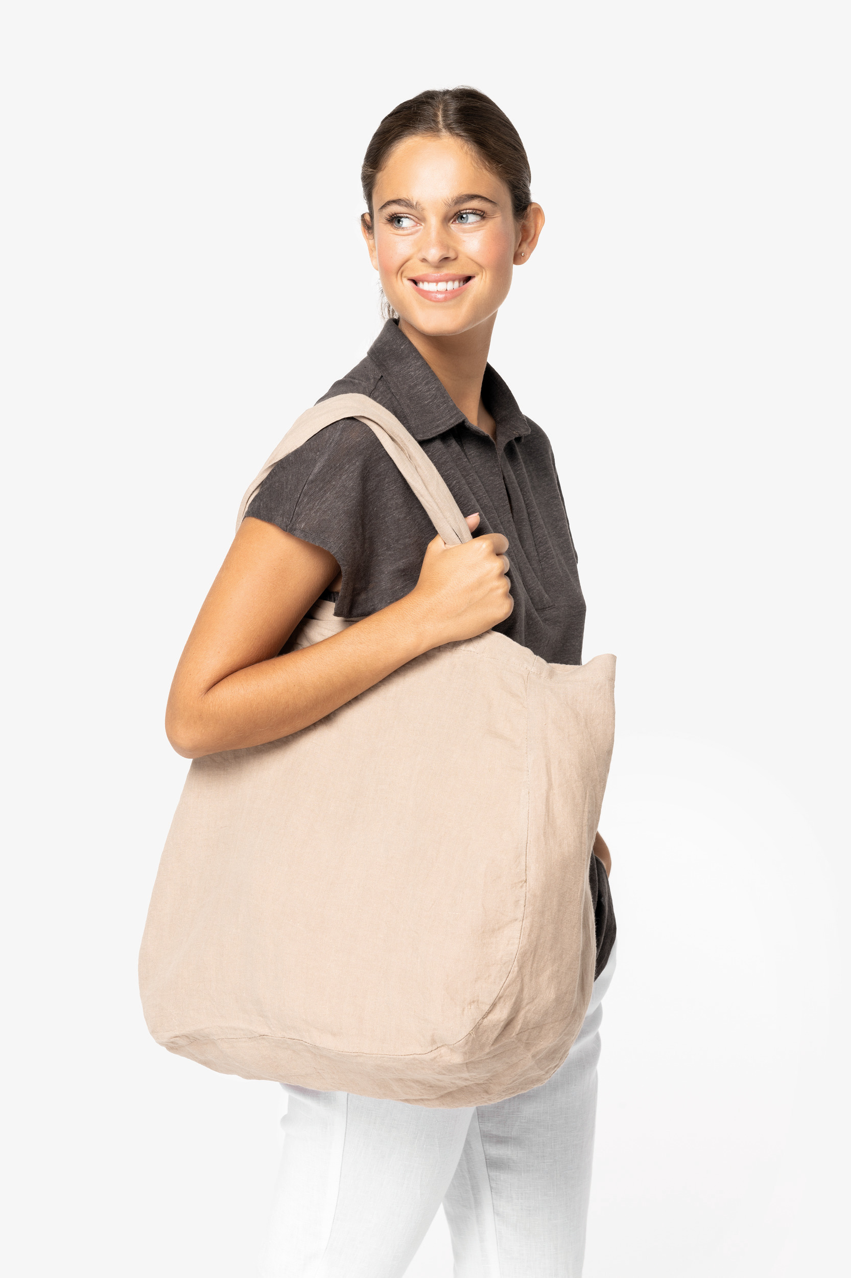 Miniature 1 pour Sac shopping en lin