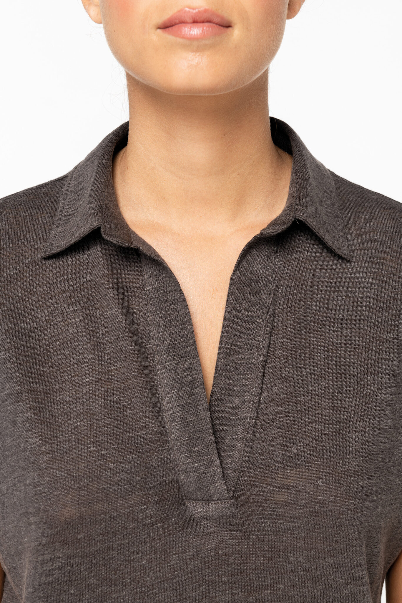 Miniature 7 pour Polo en lin femme