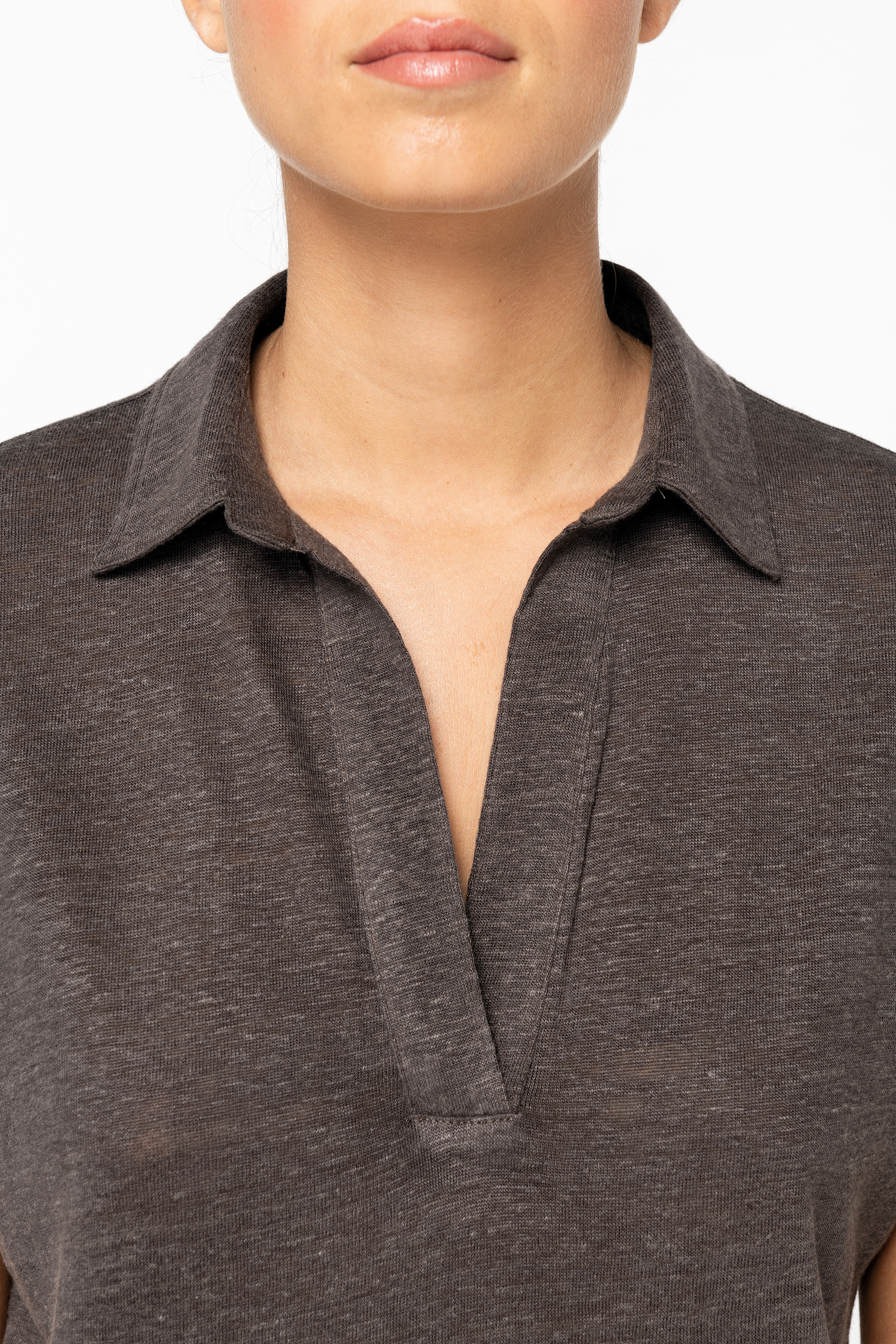 Miniature 7 pour Polo en lin femme