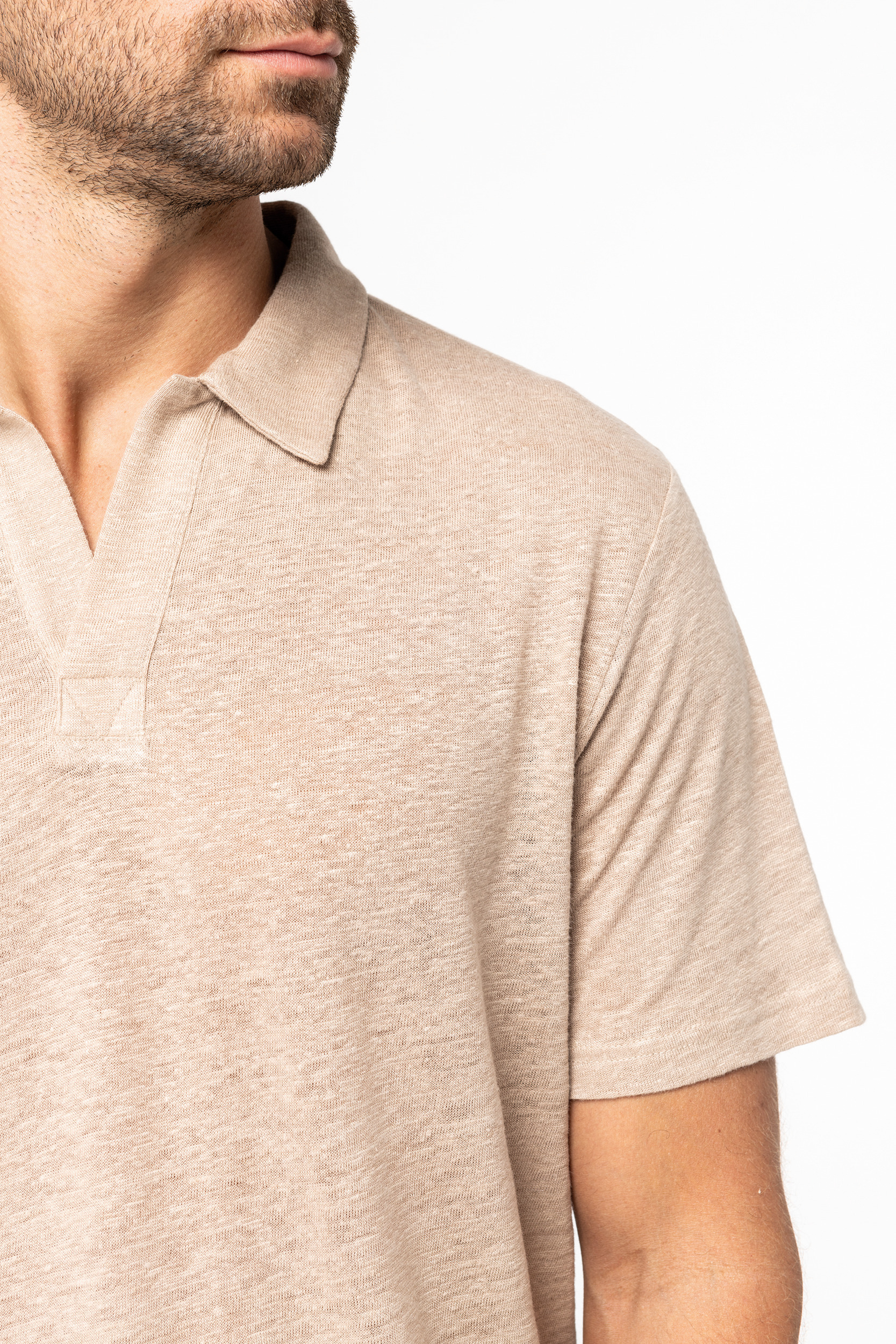 Miniature 6 pour Polo en lin homme