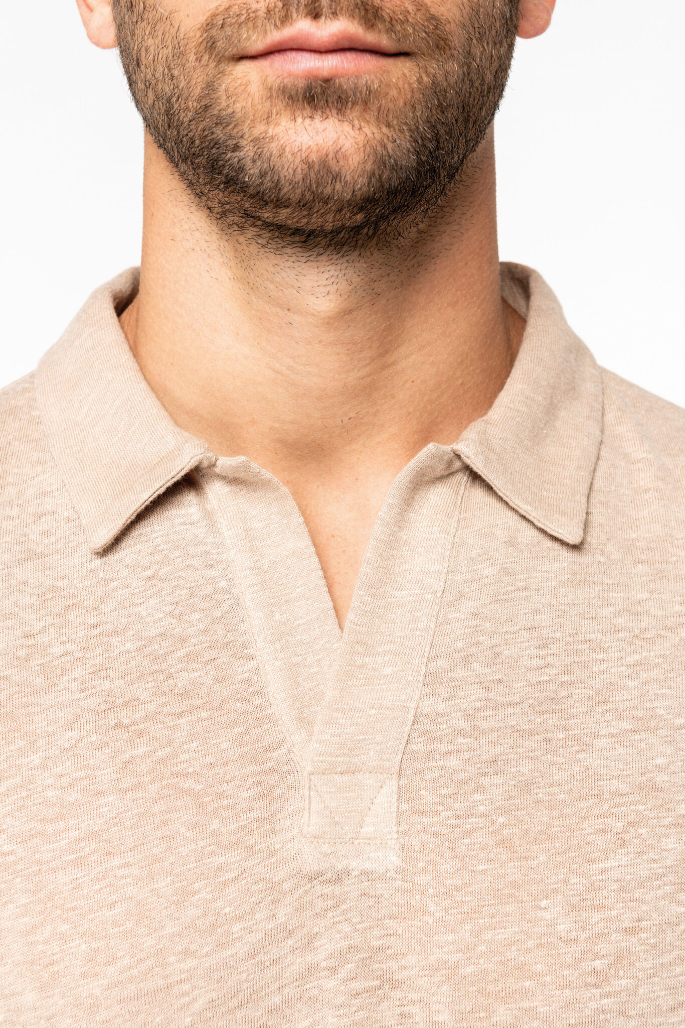 Miniature 5 pour Polo en lin homme