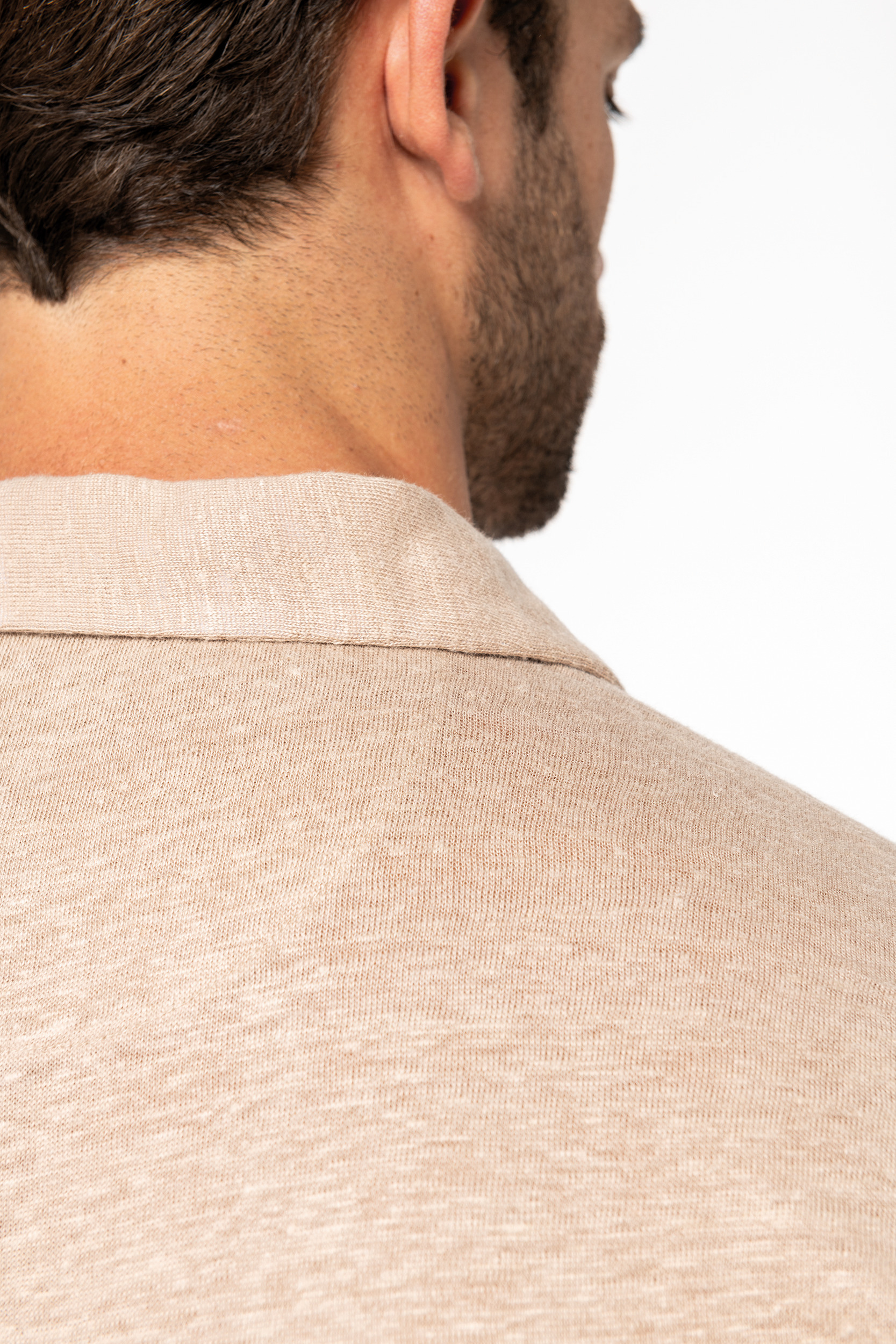 Miniature 4 pour Polo en lin homme