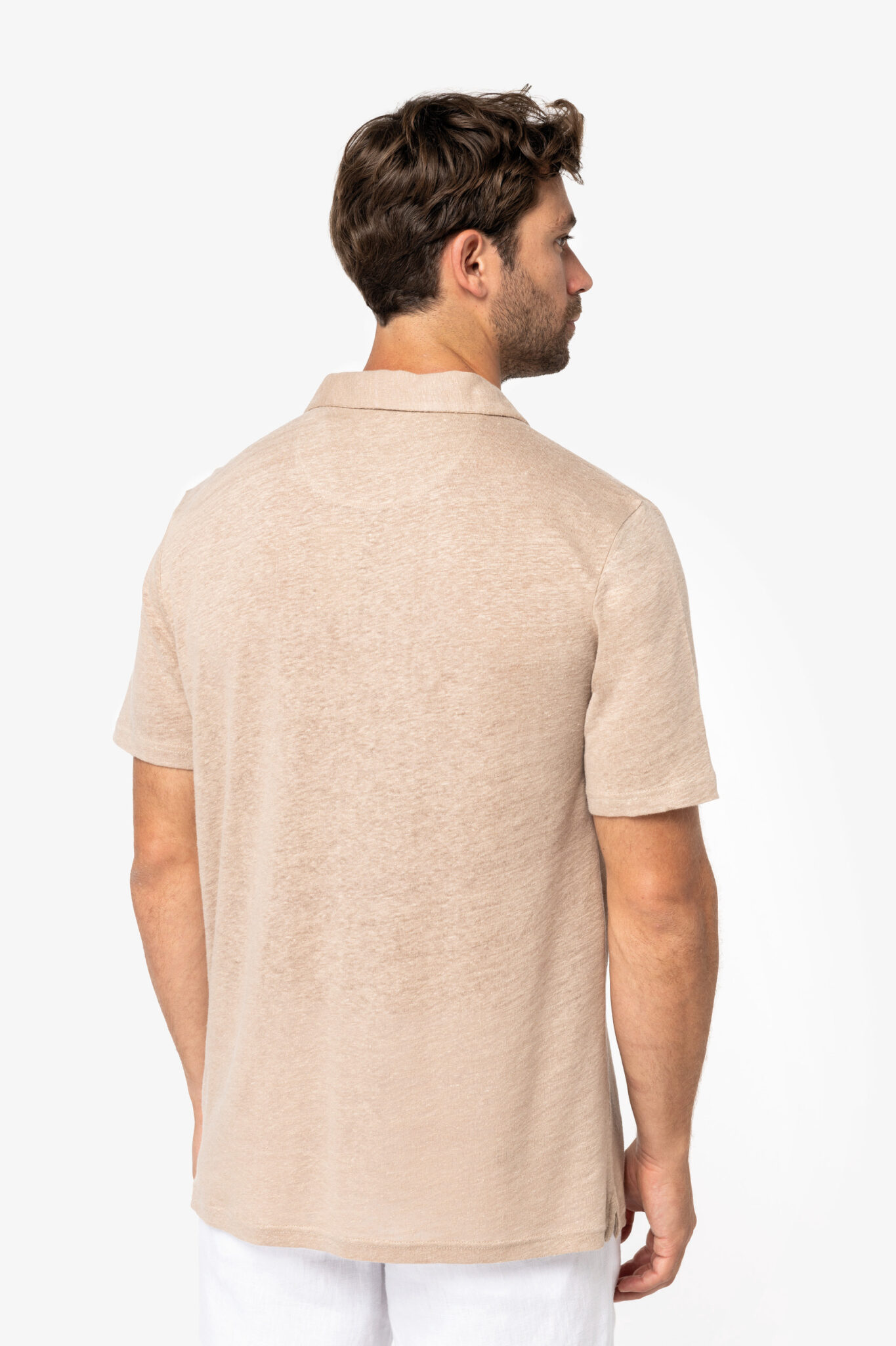 Miniature 3 pour Polo en lin homme