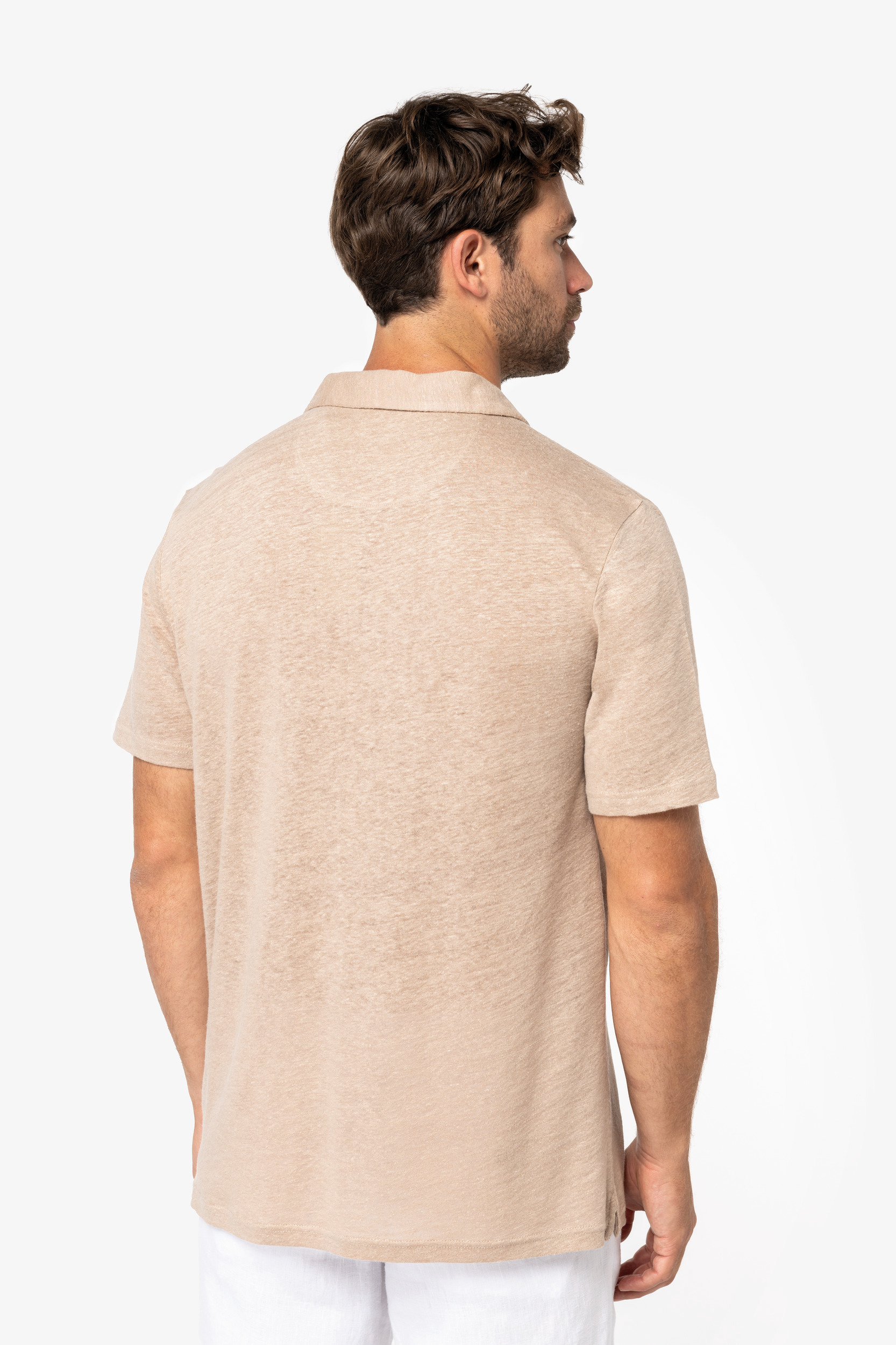 Miniature 3 pour Polo en lin homme