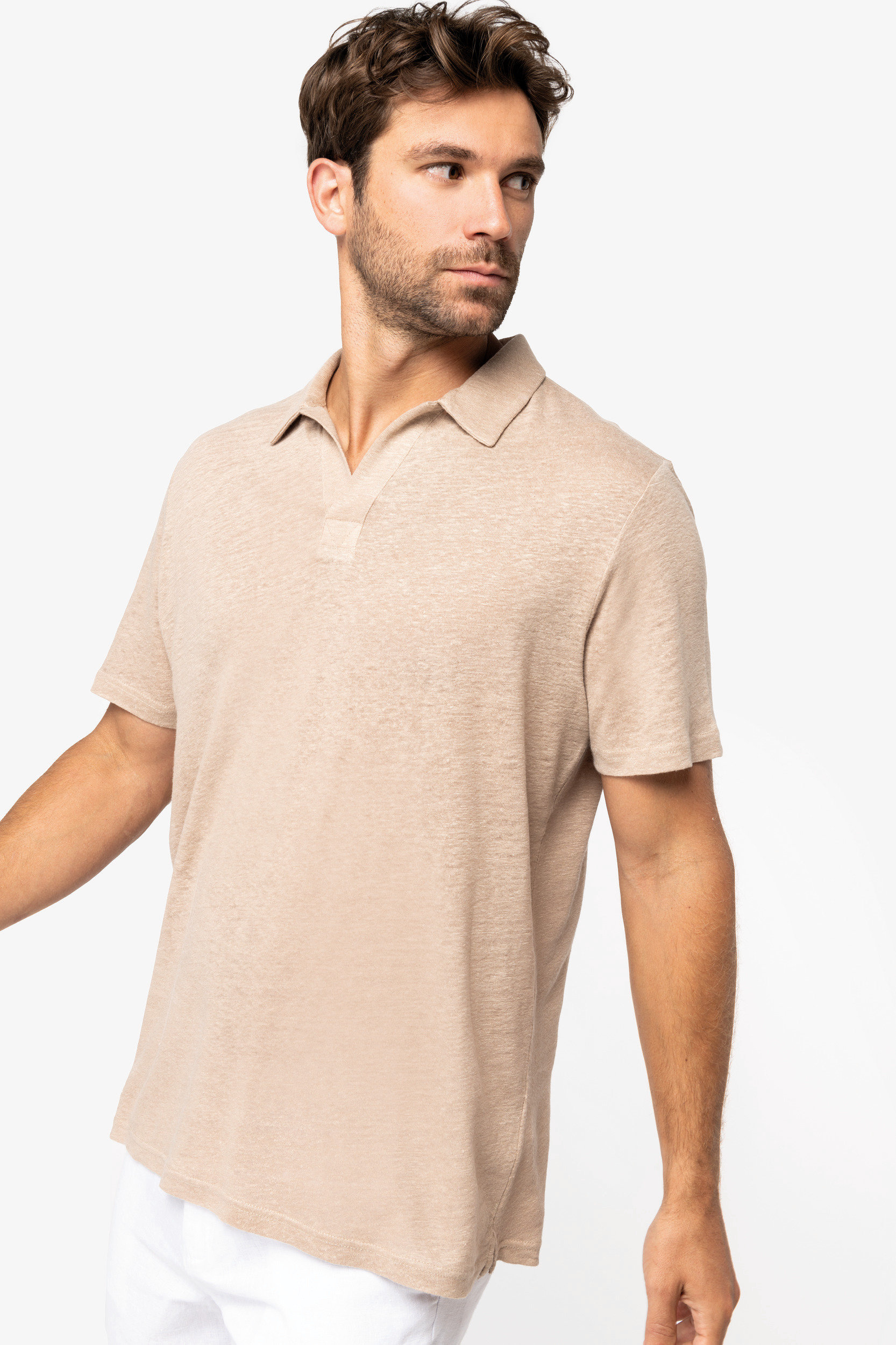 Miniature 1 pour Polo en lin homme