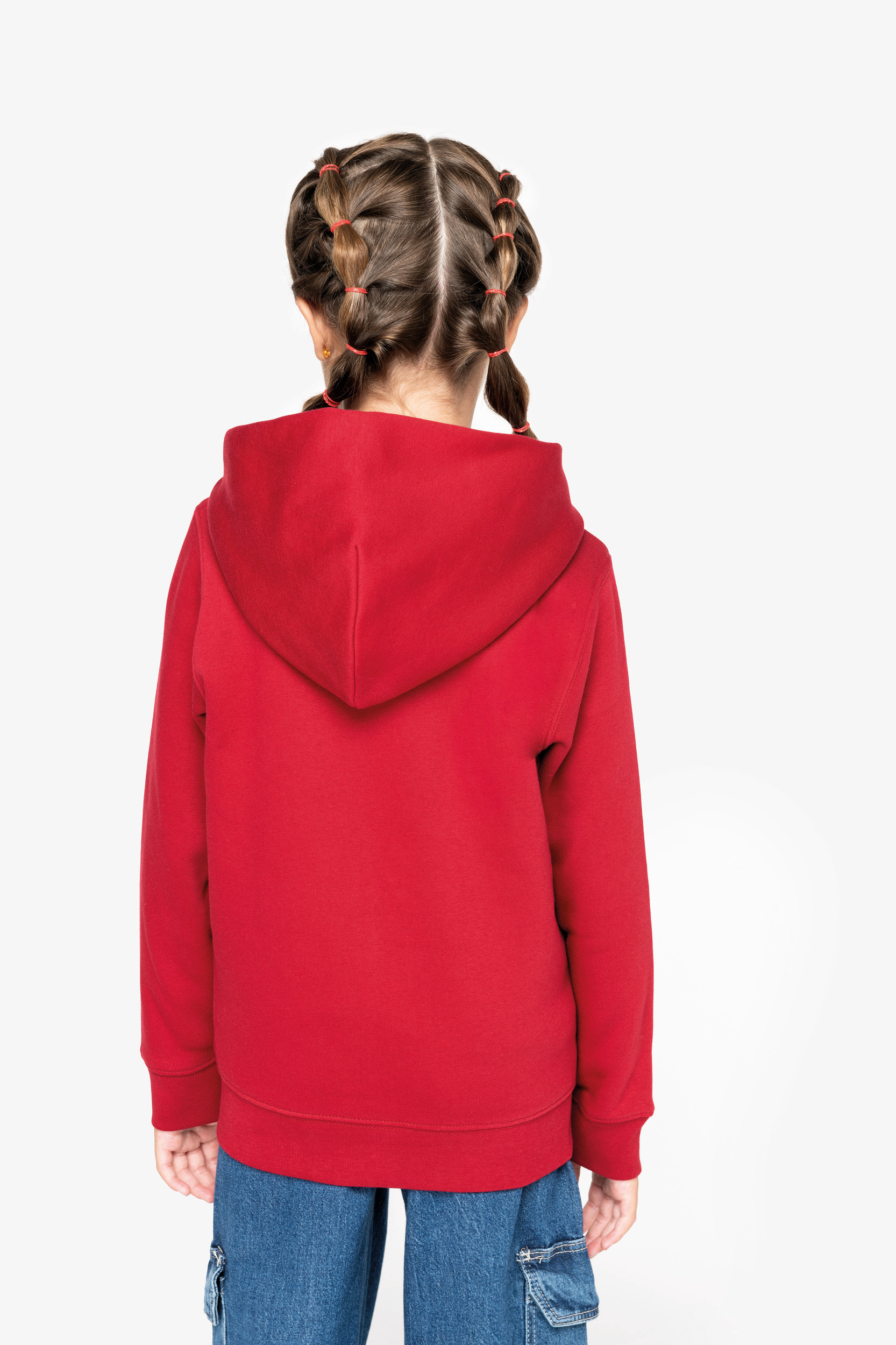 Miniature 5 pour Sweat-shirt écoresponsable zippé à capuche enfant