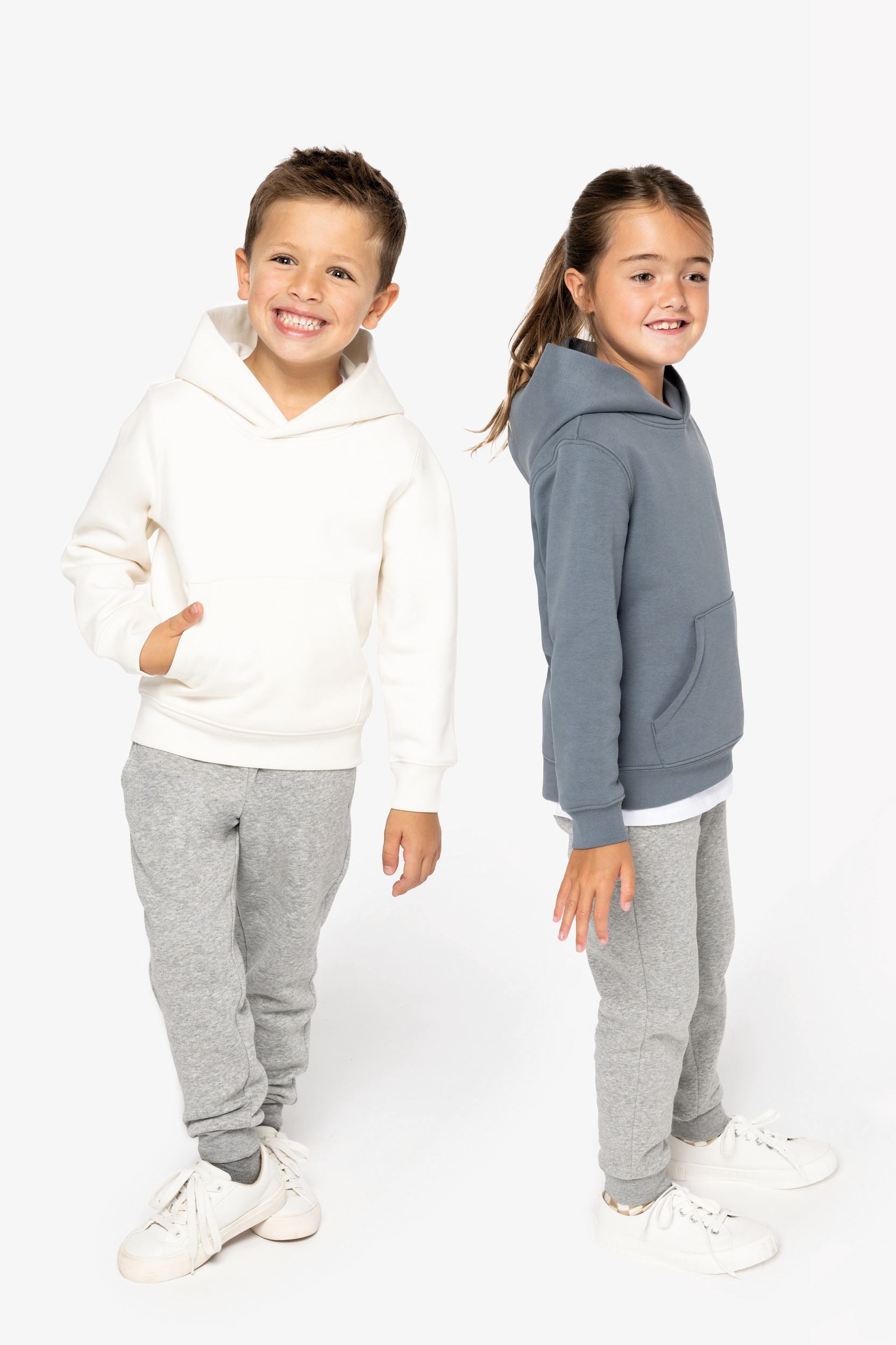 Miniature 1 pour Sweat-shirt écoresponsable à capuche enfant