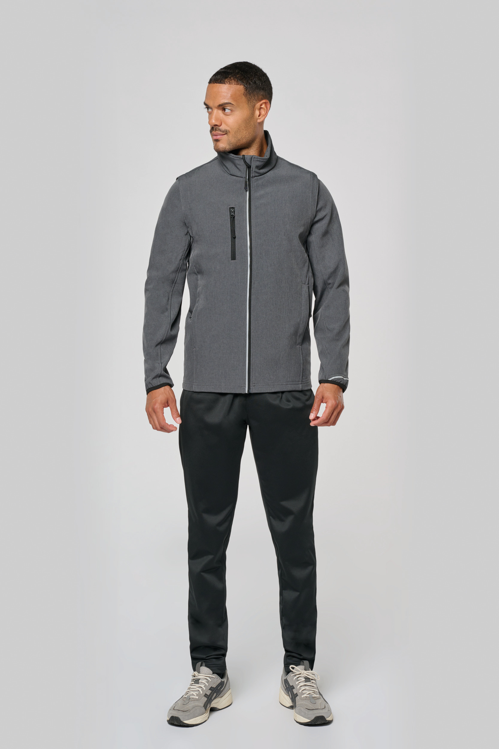 Miniature 13 pour Veste softshell sport manches amovibles unisexe