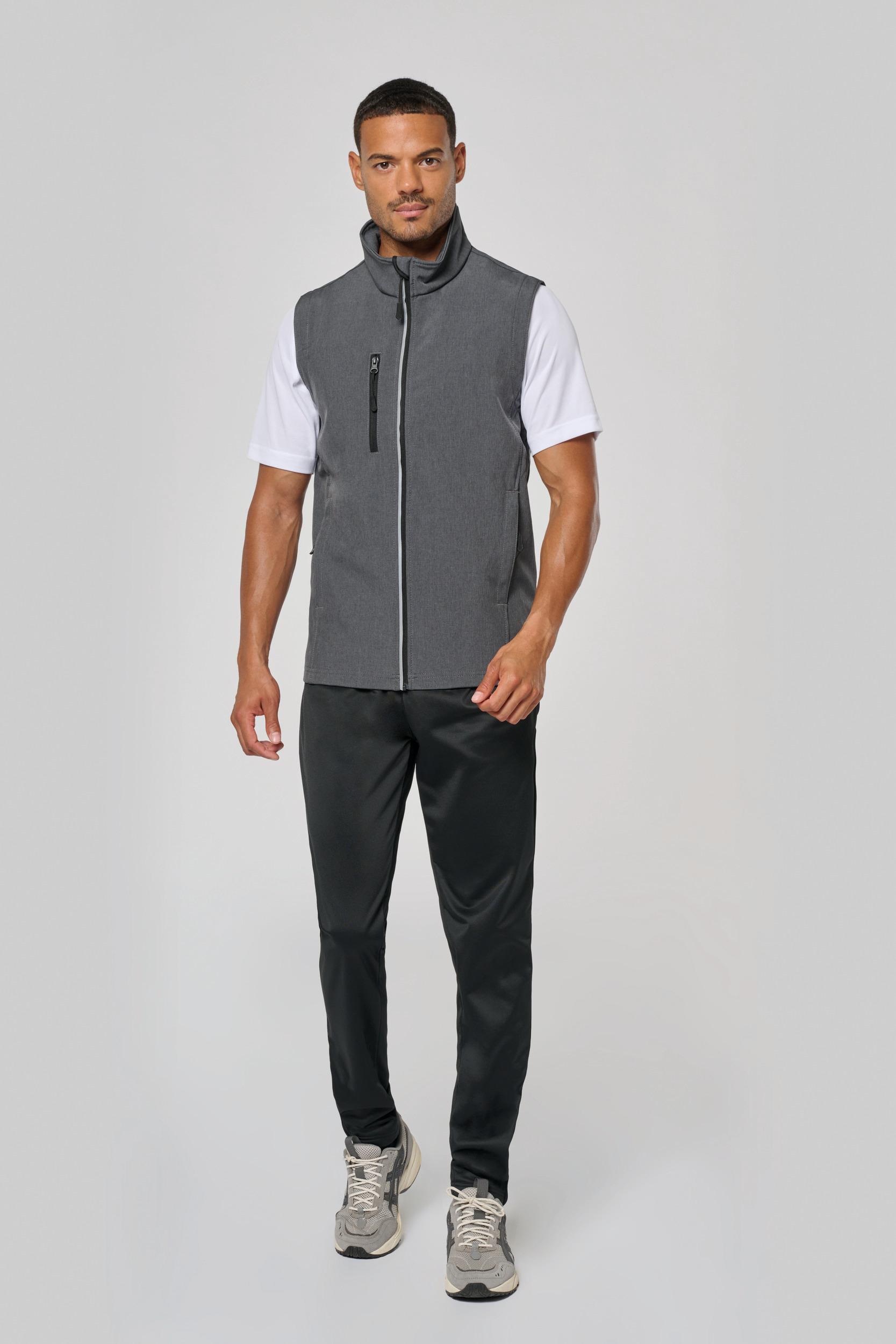 Miniature 12 pour Veste softshell sport manches amovibles unisexe