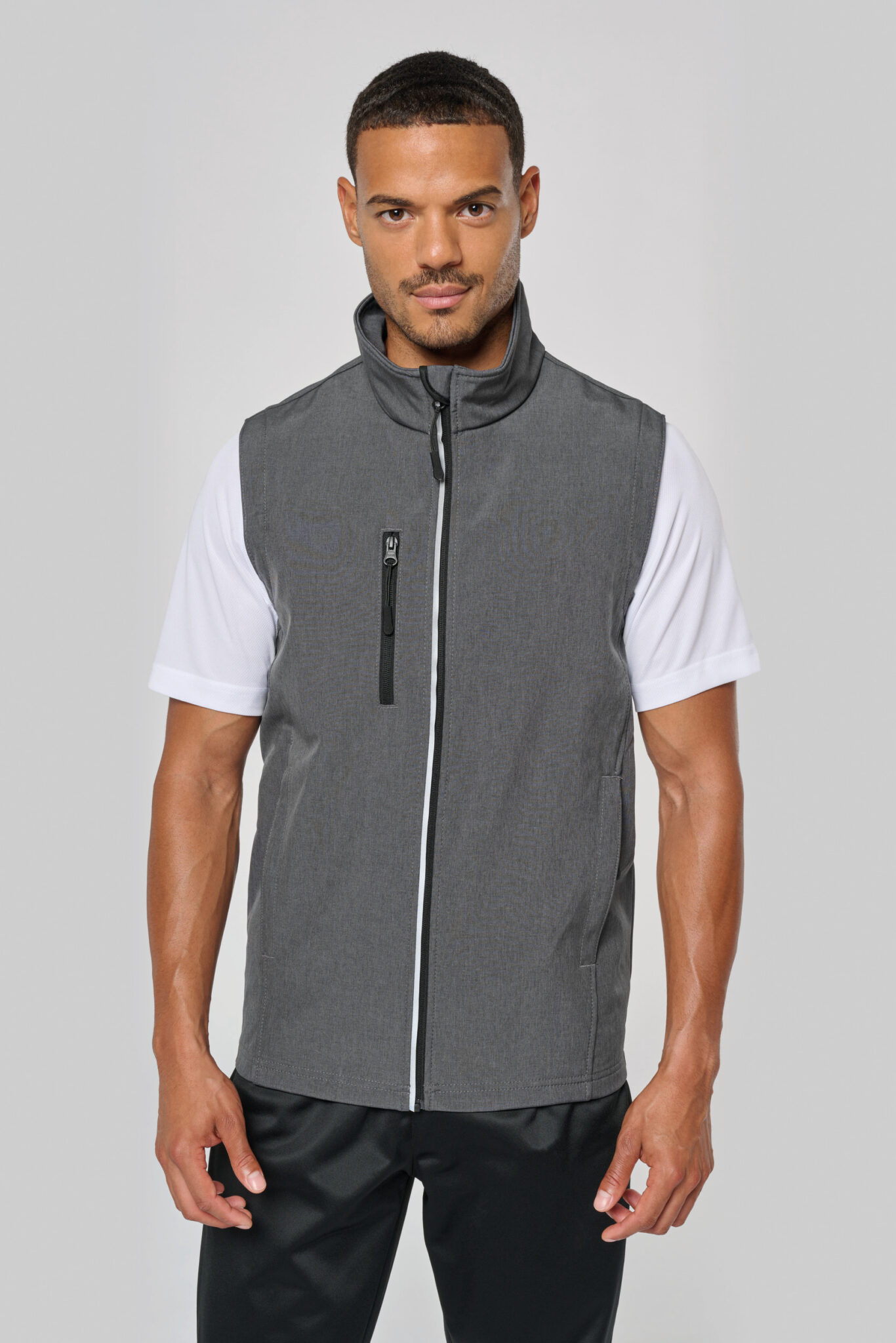 Miniature 11 pour Veste softshell sport manches amovibles unisexe