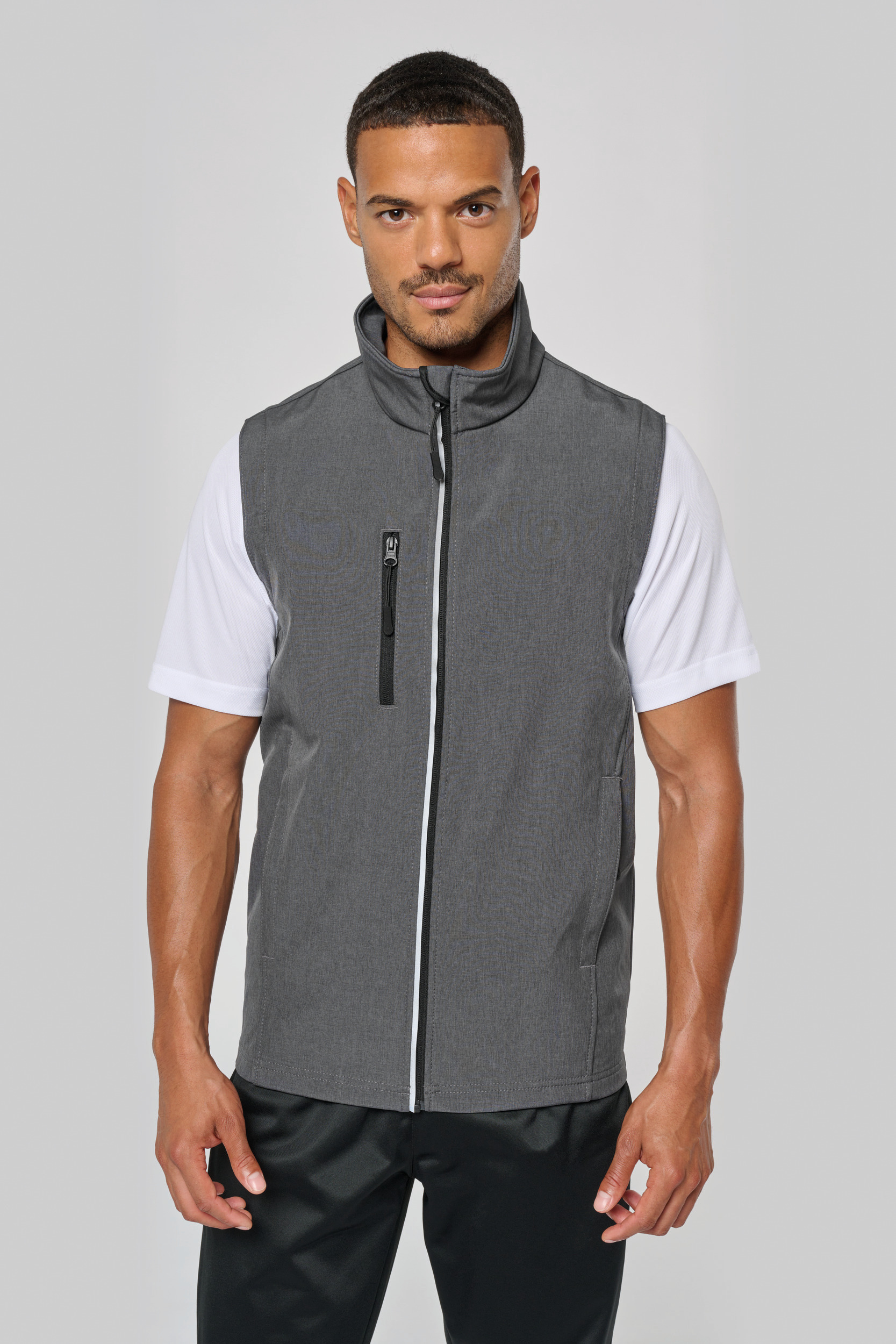 Miniature 11 pour Veste softshell sport manches amovibles unisexe