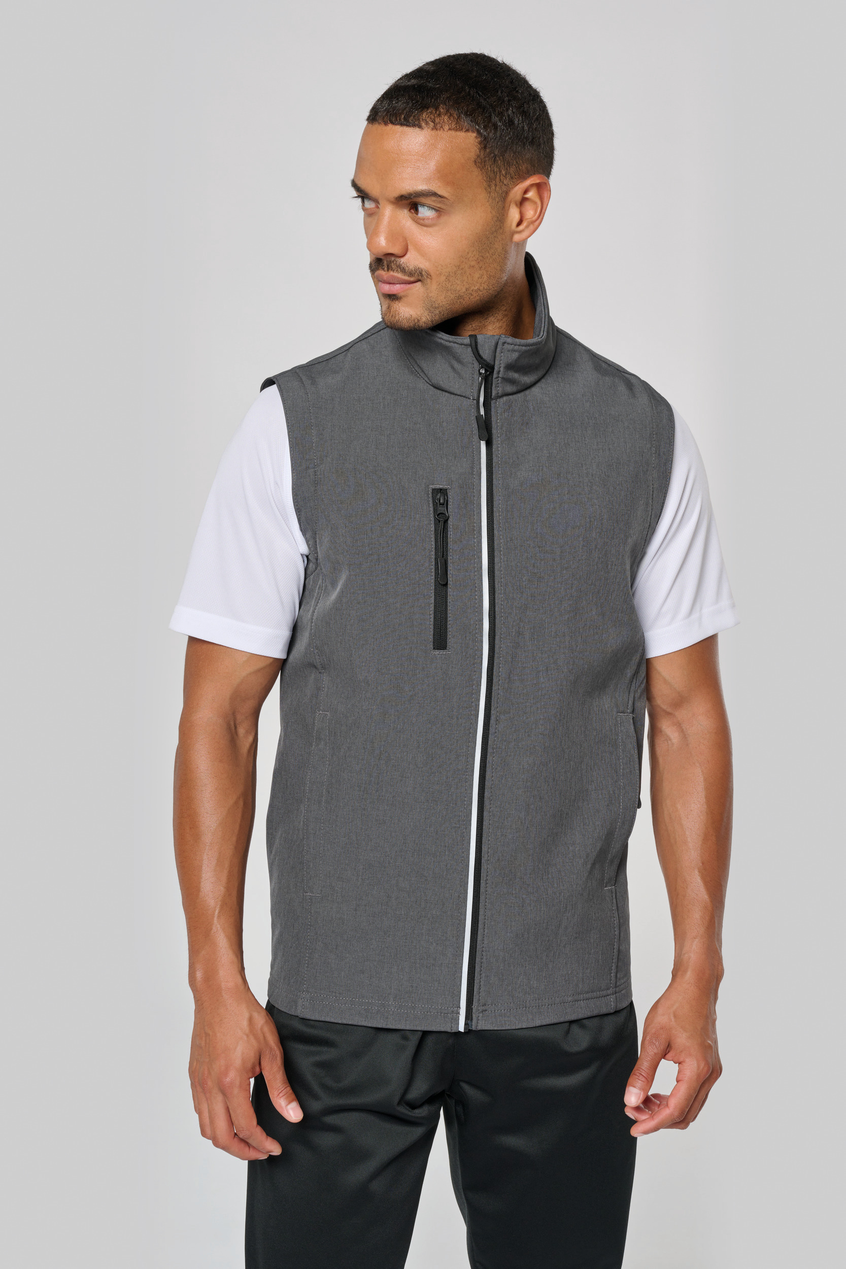 Miniature 9 pour Veste softshell sport manches amovibles unisexe