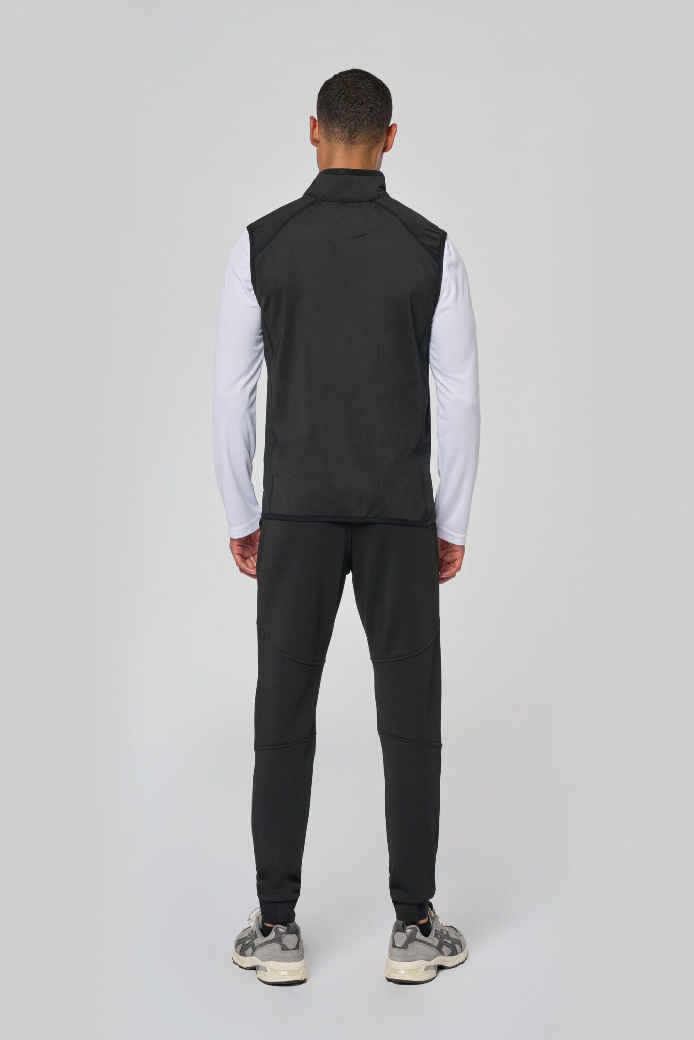 Miniature 6 pour Veste sport bi-matière sans manches unisexe
