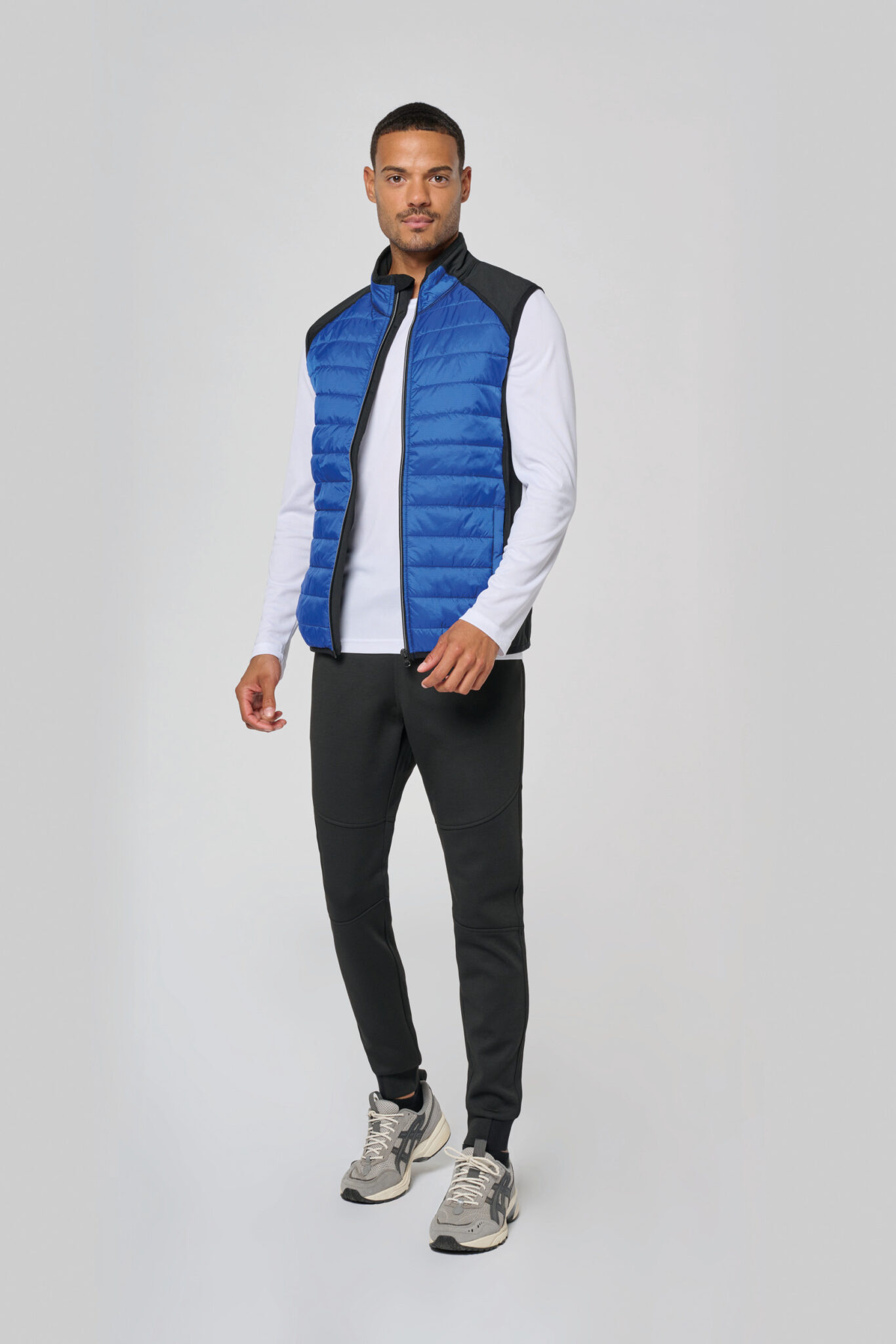 Miniature 5 pour Veste sport bi-matière sans manches unisexe