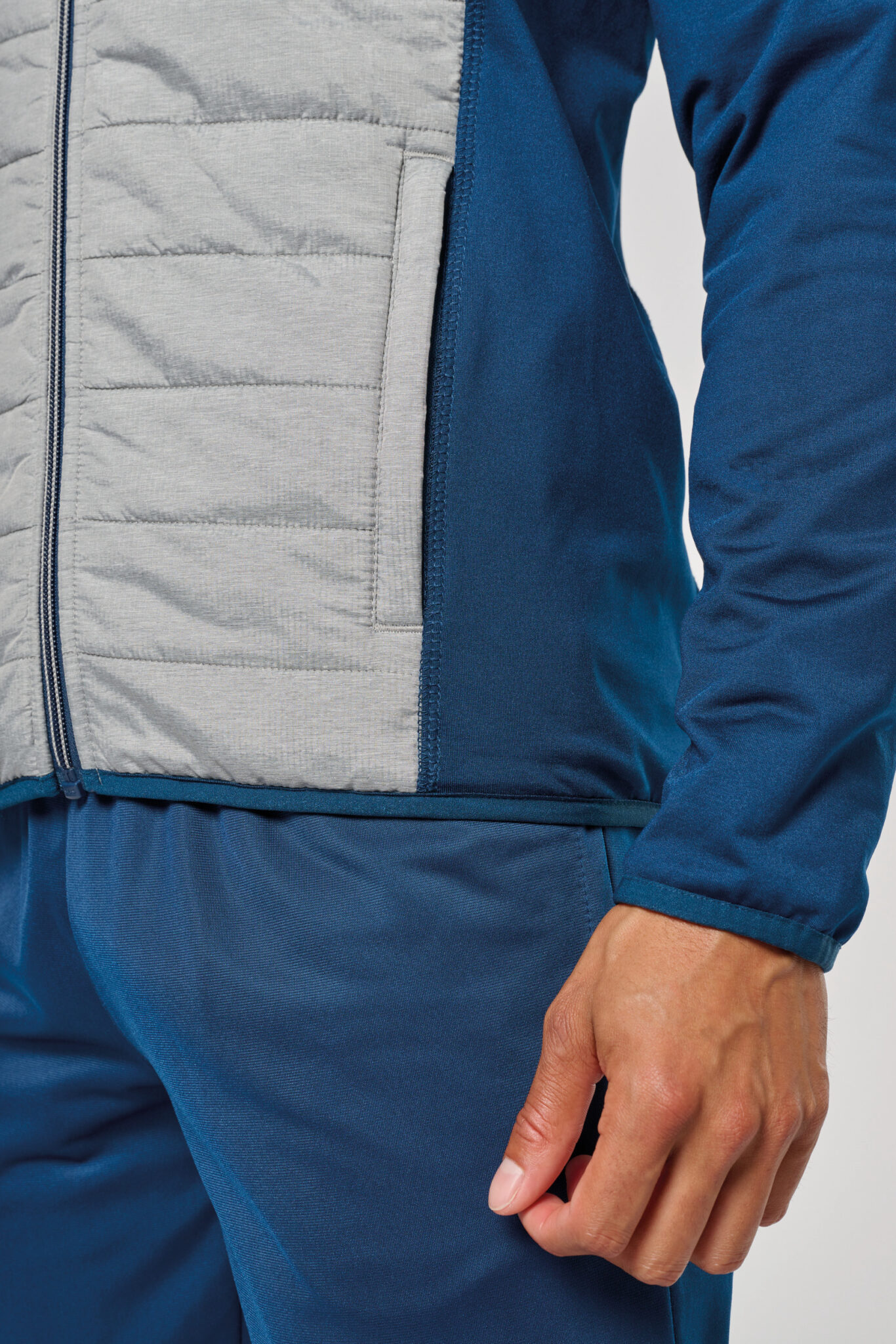 Miniature 12 pour Veste sport bi-matière unisexe