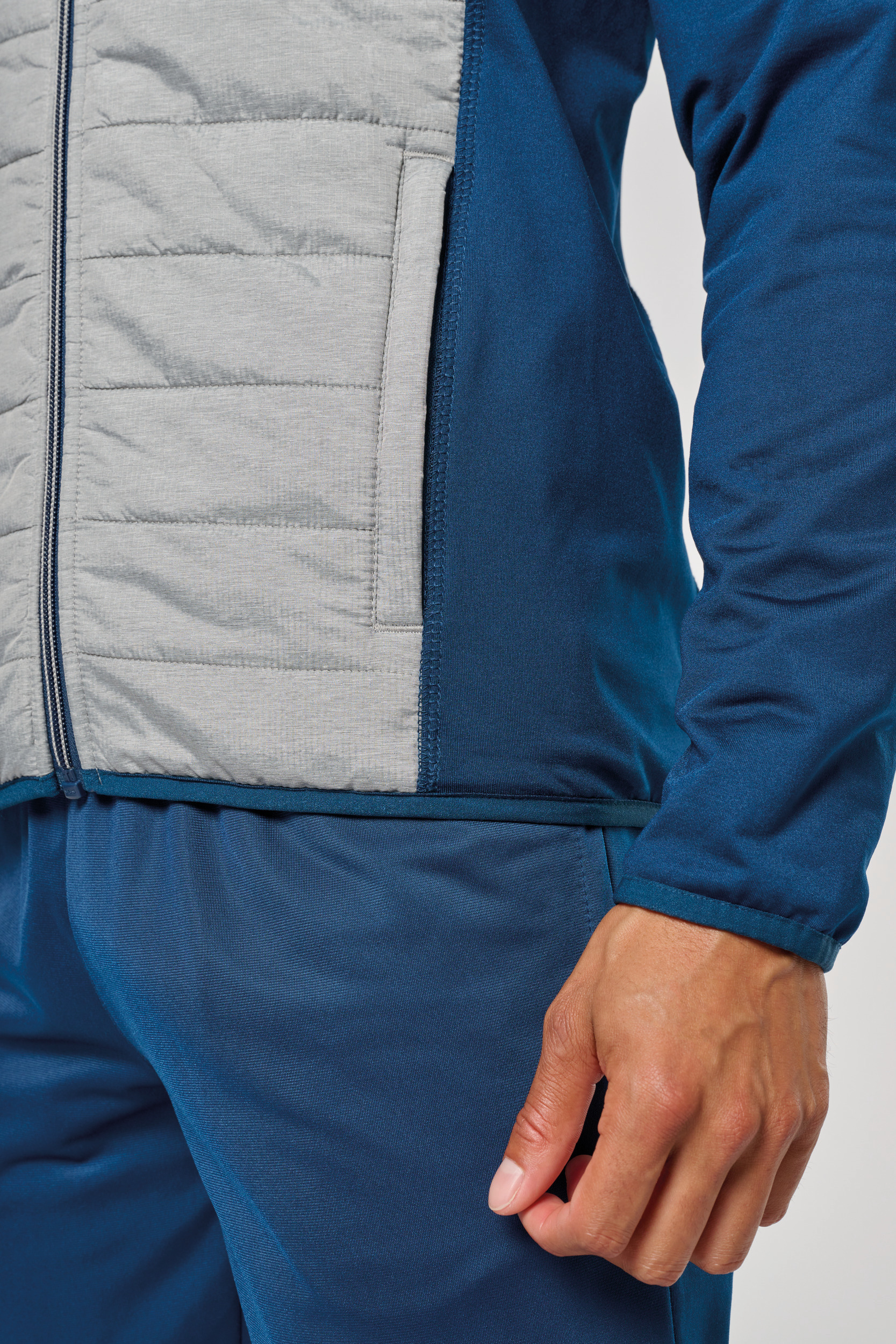 Miniature 12 pour Veste sport bi-matière unisexe