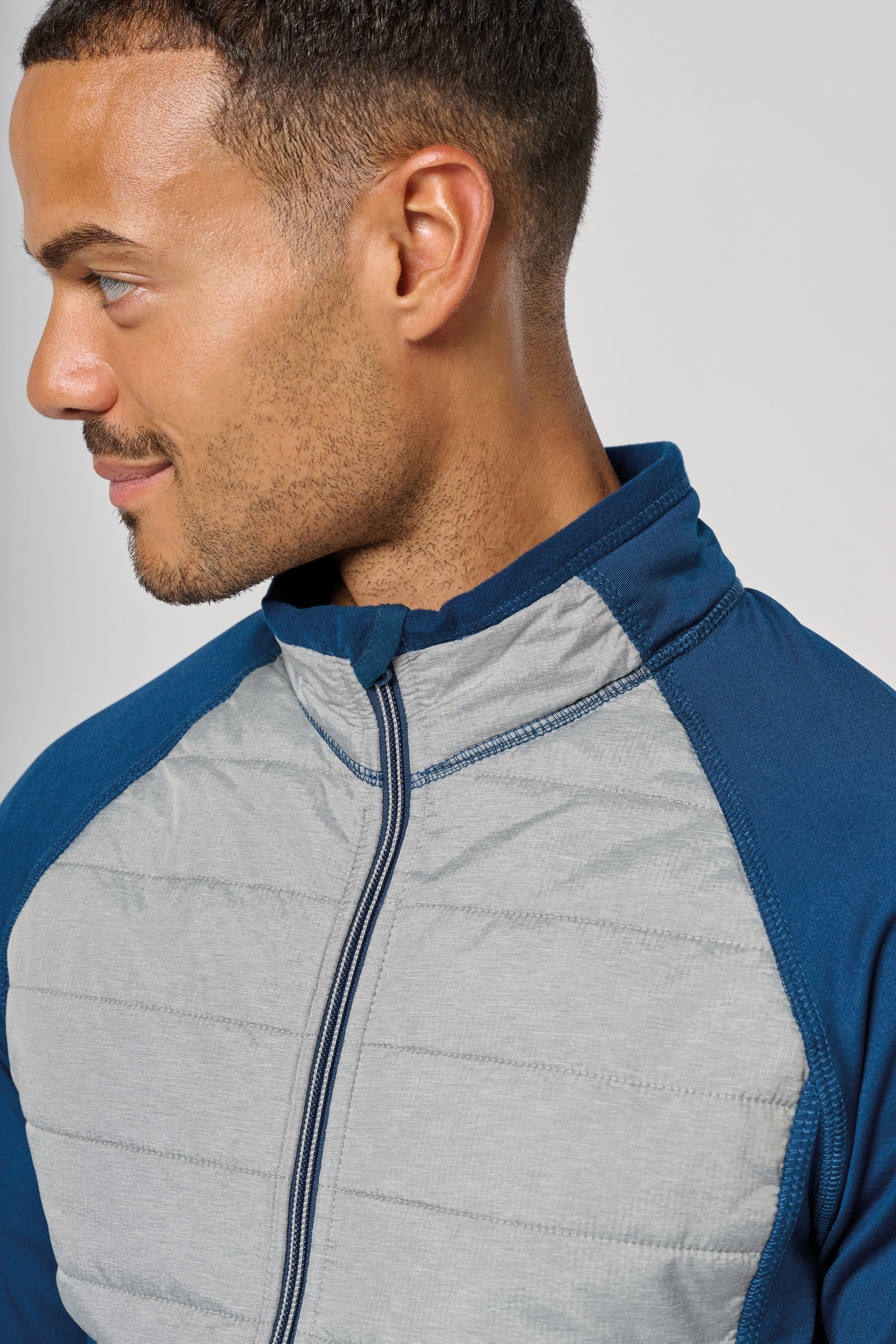 Miniature 11 pour Veste sport bi-matière unisexe