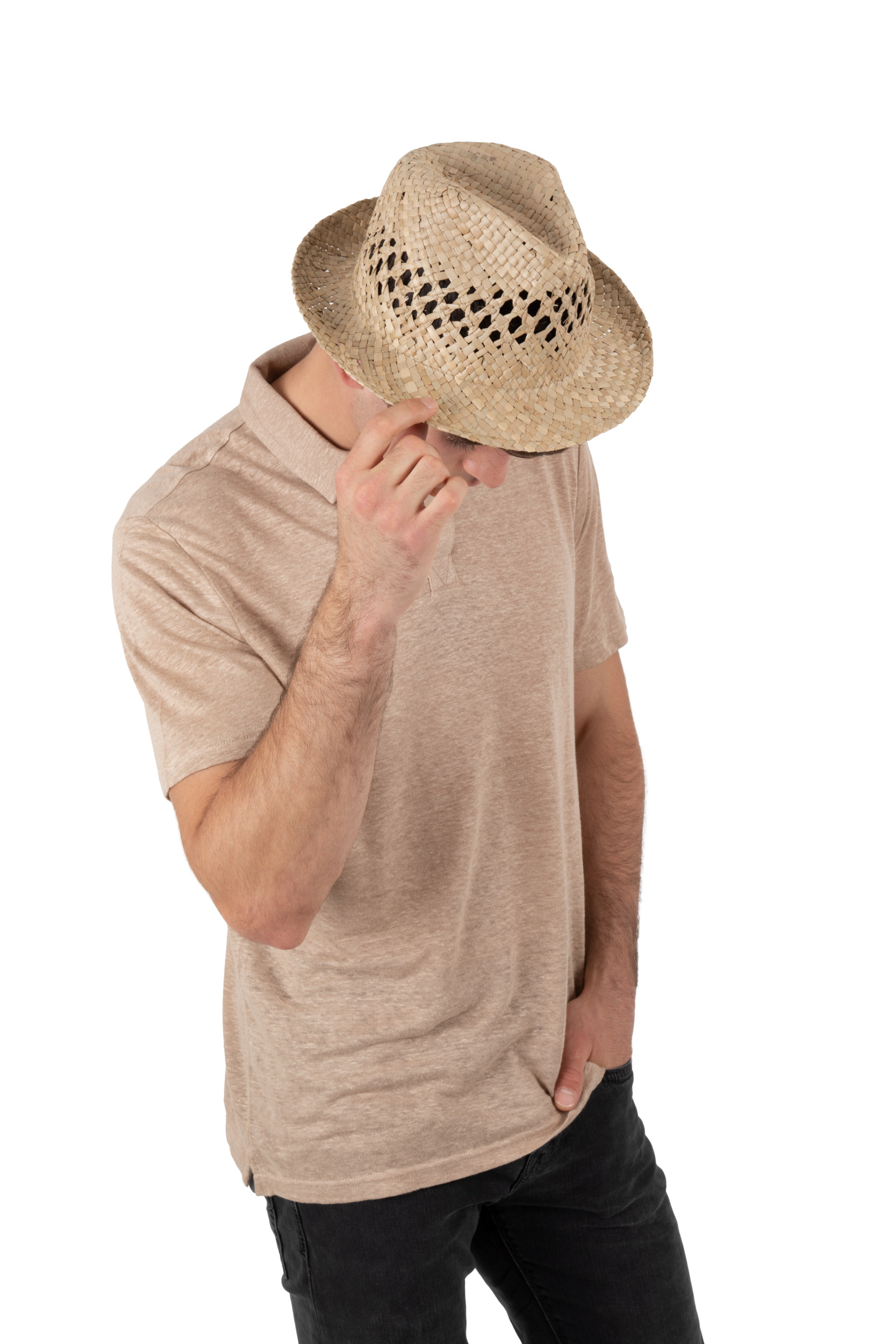 Miniature 5 pour Chapeau Panama tressé