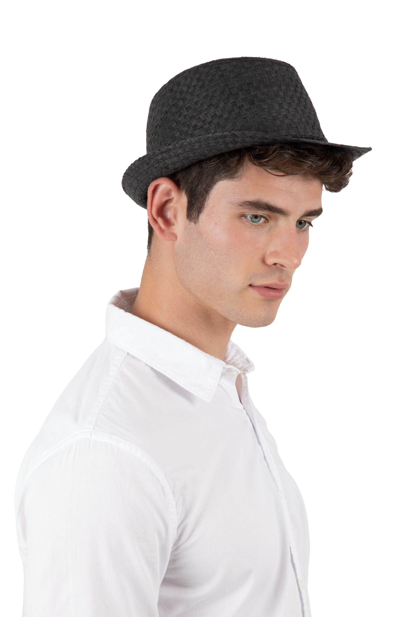 Miniature 4 pour Chapeau de paille style Panama rétro