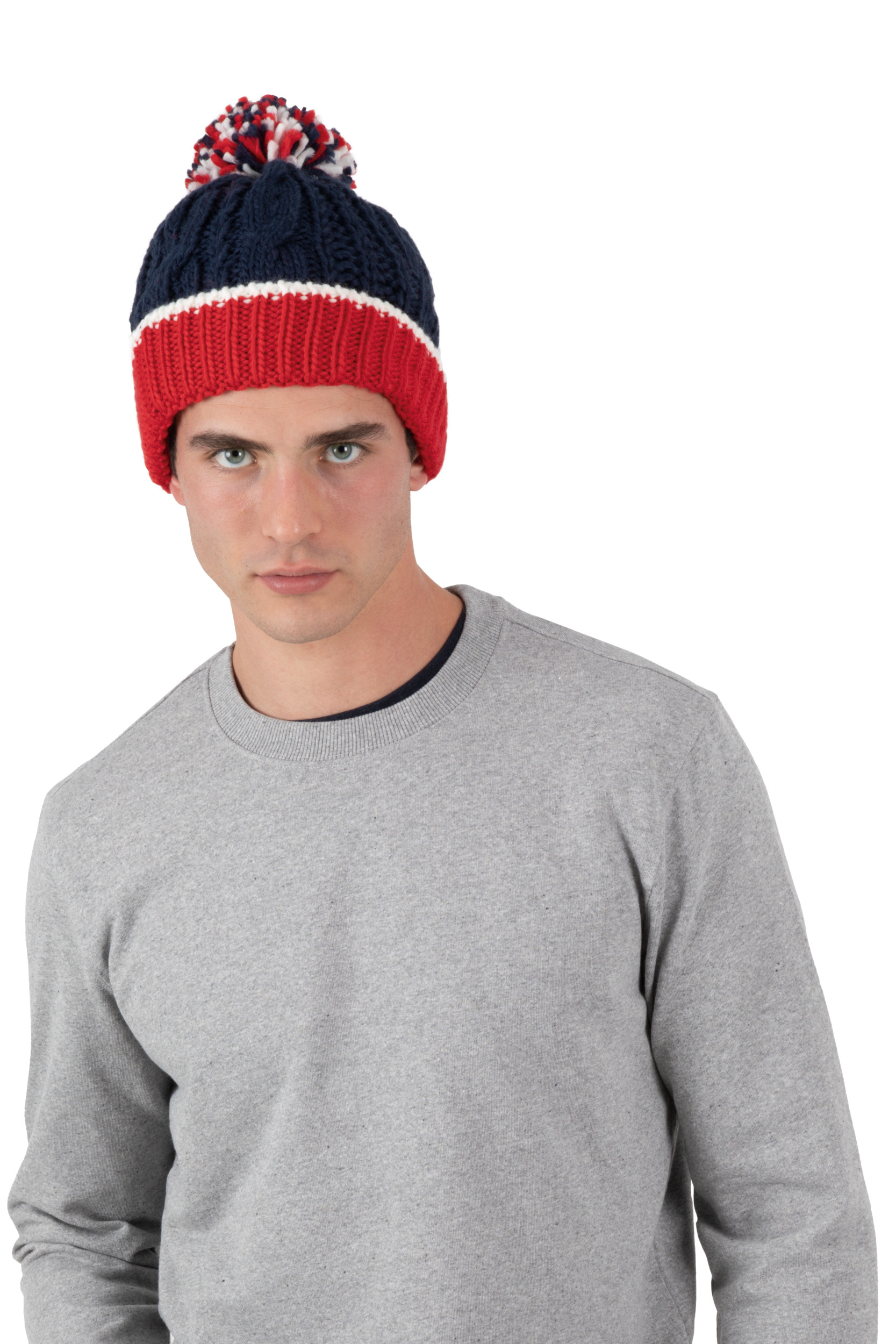 Miniature 2 pour Bonnet en maille tricot
