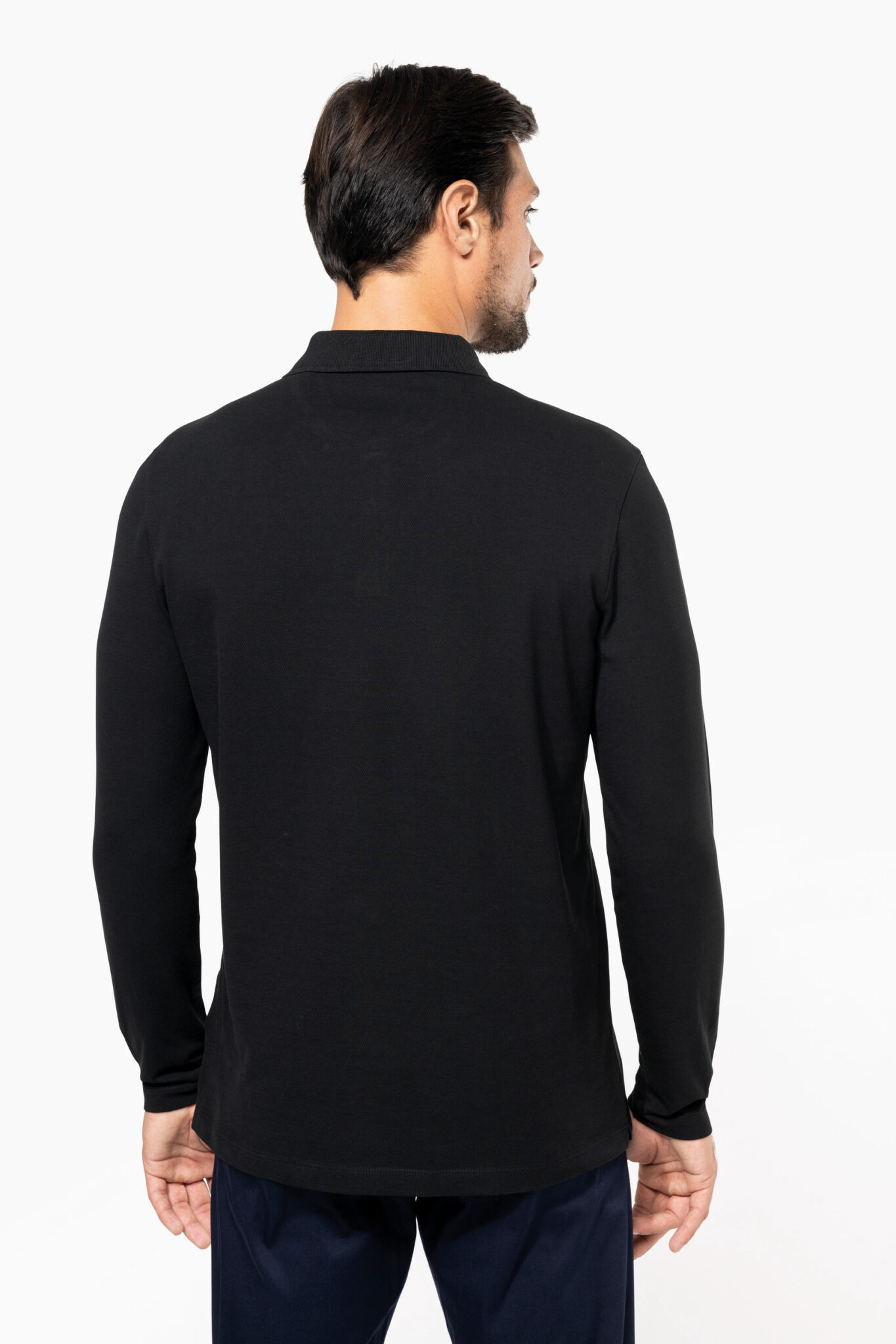 Miniature 2 pour Polo Supima® manches longues homme