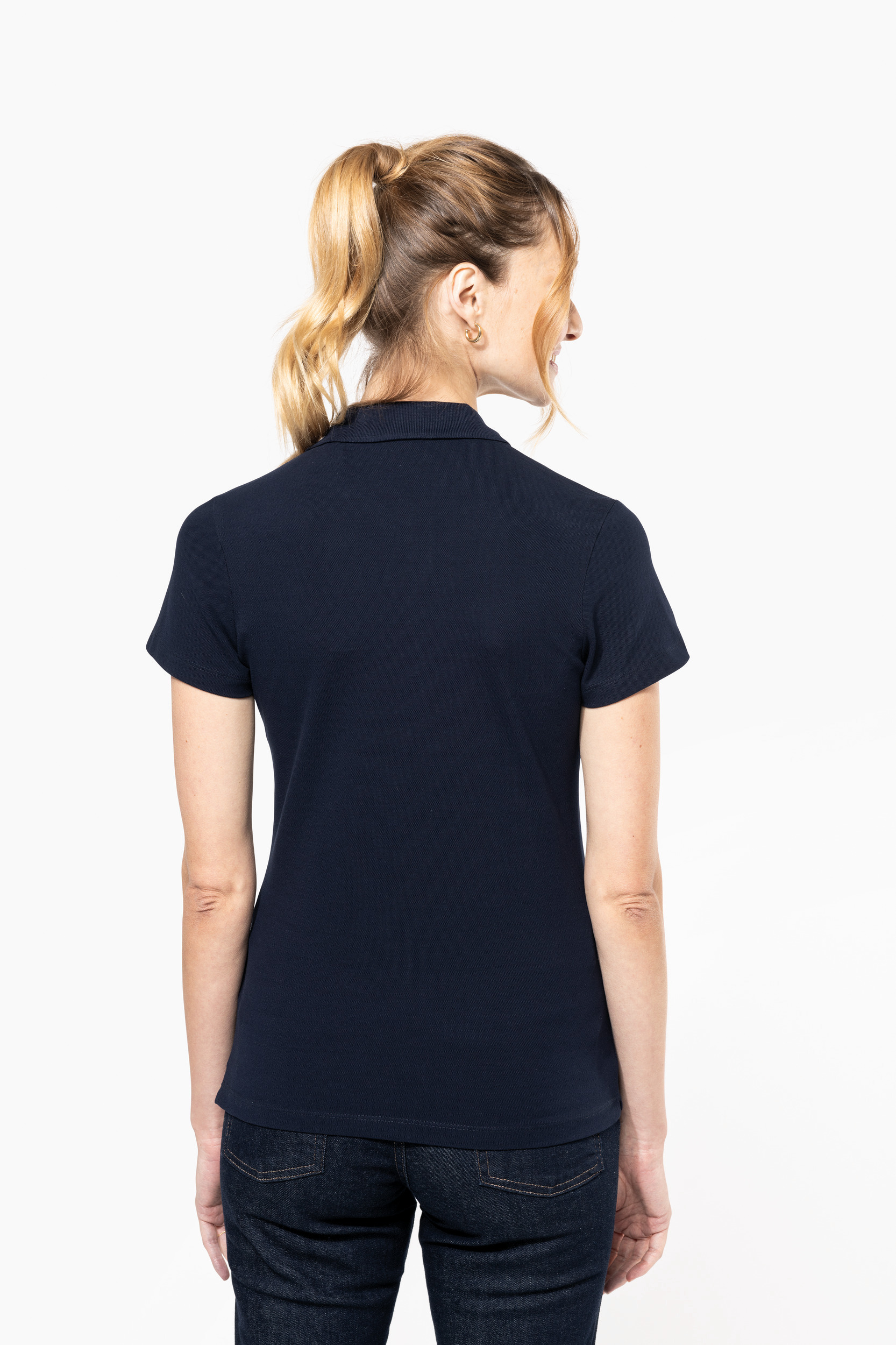 Miniature 2 pour Polo Supima® manches courtes femme