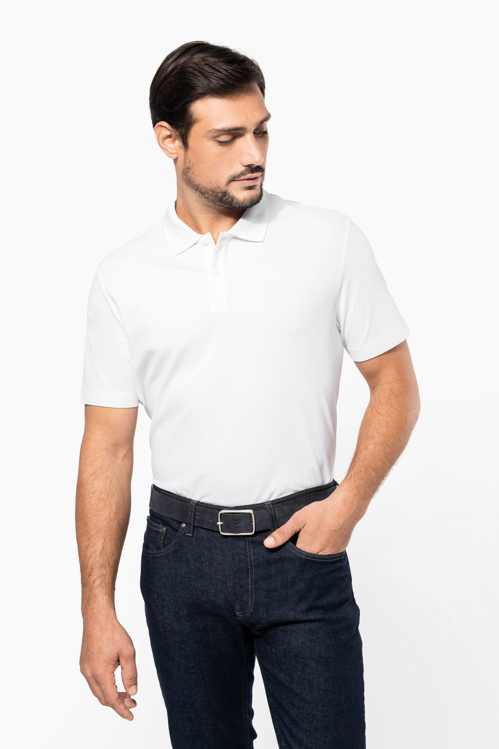 Miniature 4 pour Polo Supima® manches courtes homme