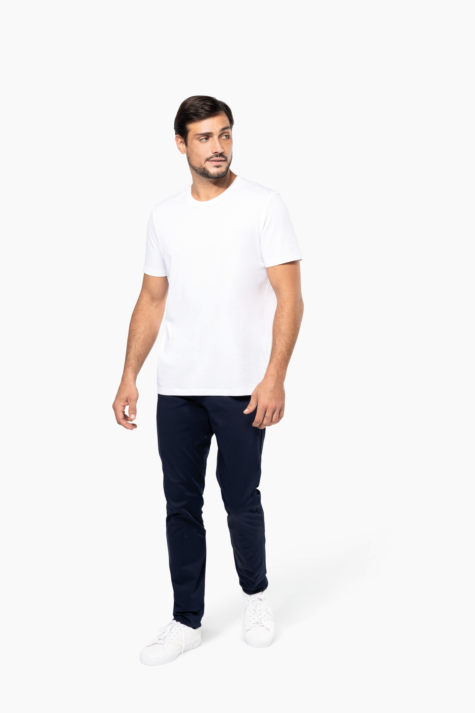 Miniature 5 pour T-shirt Supima® col rond manches courtes homme