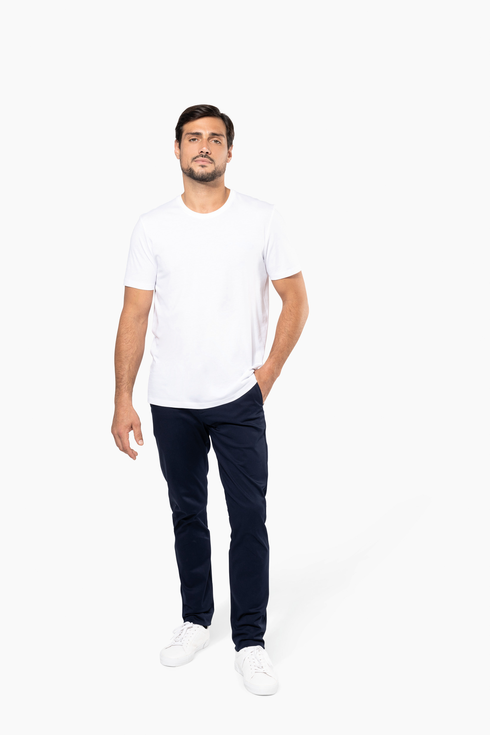 Miniature 4 pour T-shirt Supima® col rond manches courtes homme