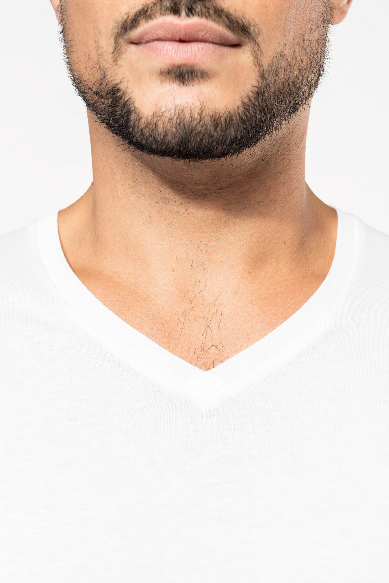 Miniature 10 pour T-shirt Supima® col V manches longues homme